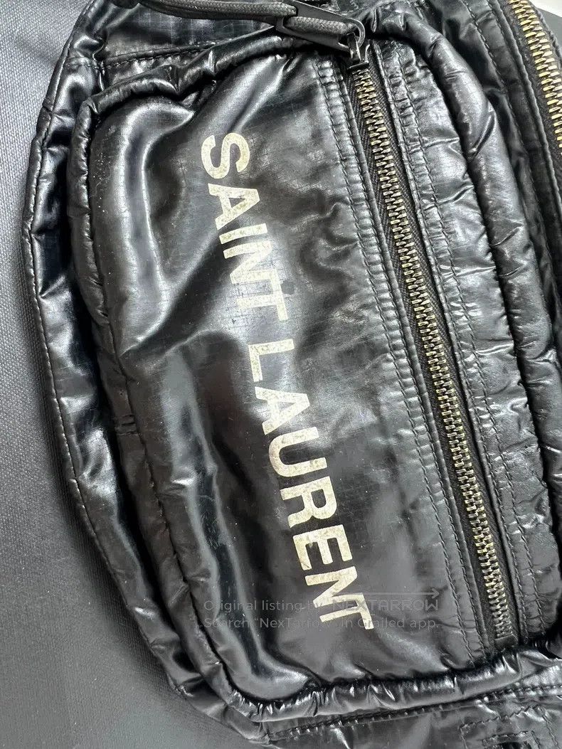 Saint Laurent Paris Saint Laurent Paris Black Glossy Waist Bag Size ONE SIZE - 2 Thumbnail