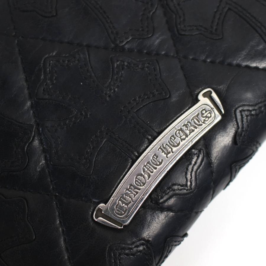 Chrome Hearts Chrome Hearts cemetery cross leather patch wallet Size ONE SIZE - 3 Thumbnail