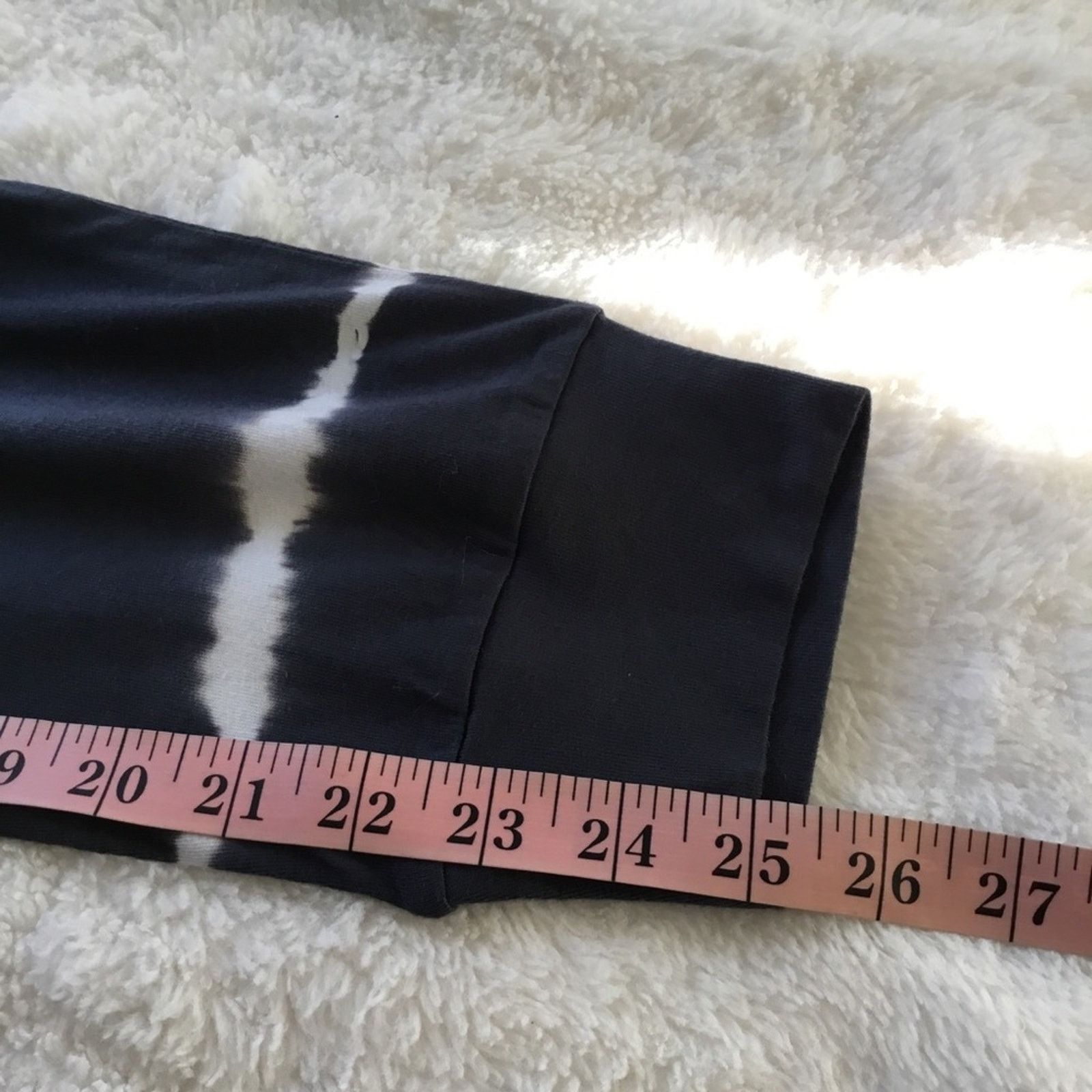 Other J. Jill Navy and White Tie-Dye Joggers Size 26" / US 2 / IT 38 - 12 Thumbnail