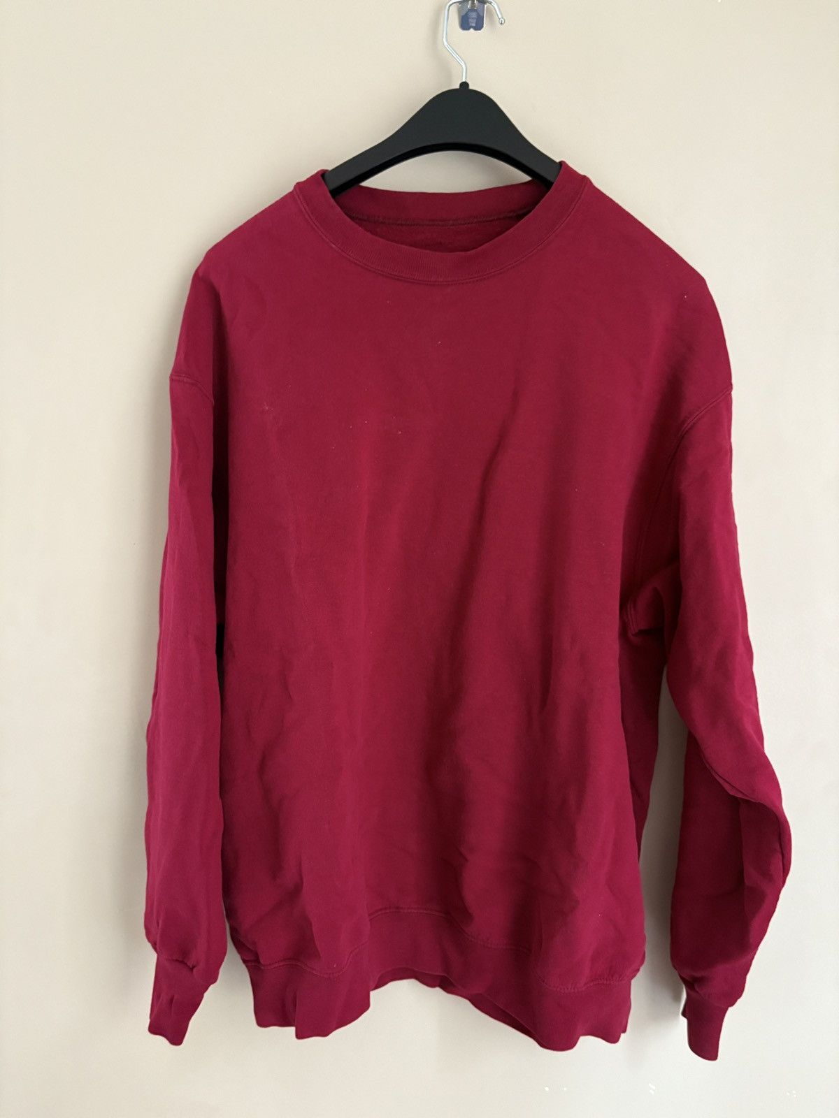 Fruit Of The Loom vintage maroon sweatshirt Size US XL / EU 56 / 4 - 1 Thumbnail
