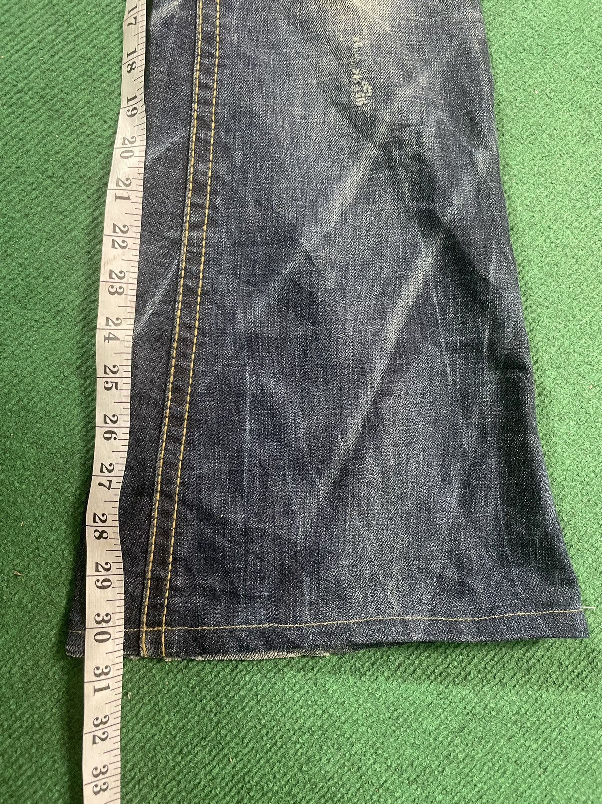 Japanese Brand Distressed Lolita Japanese Jeans Flair Cut Size US 30 / EU 46 - 13 Thumbnail