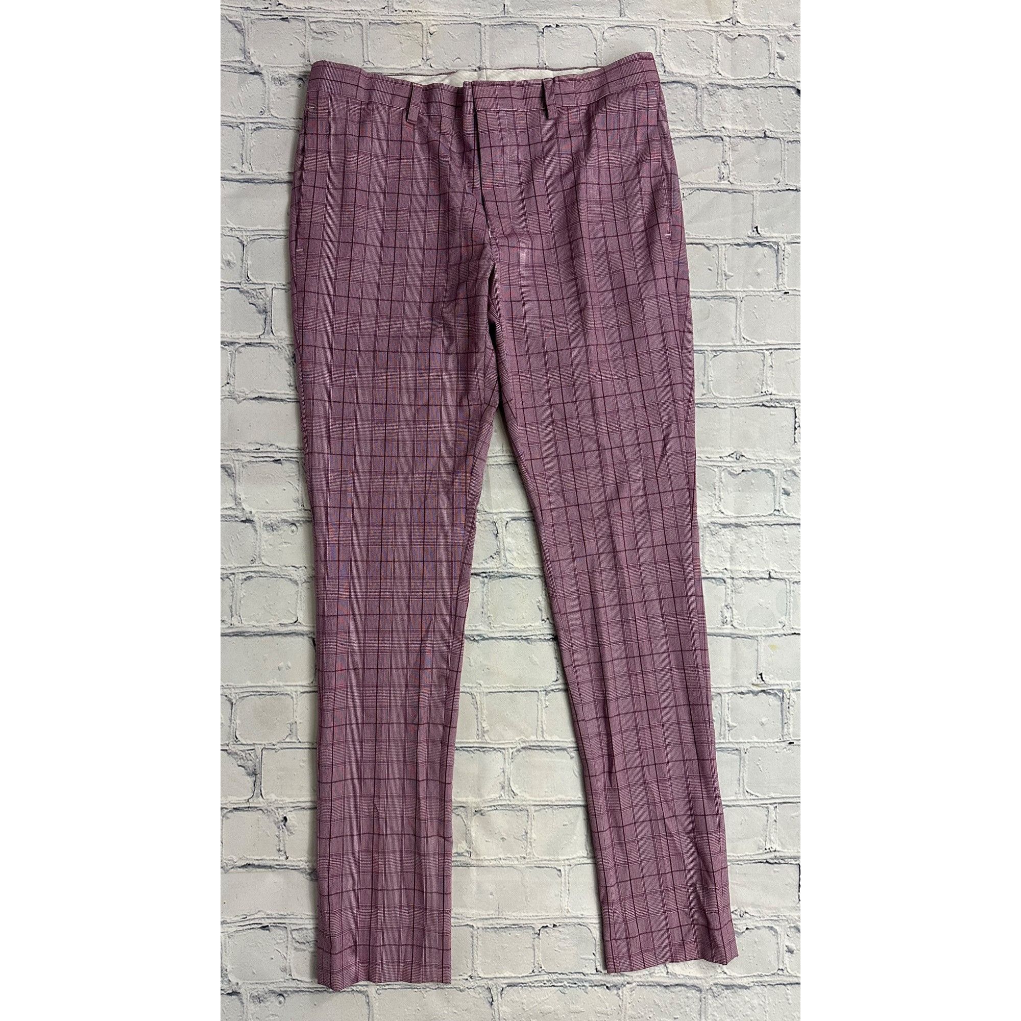 Topman Topman Pinstripe Skinny Trousers Size US 32 / EU 48 - 1 Thumbnail