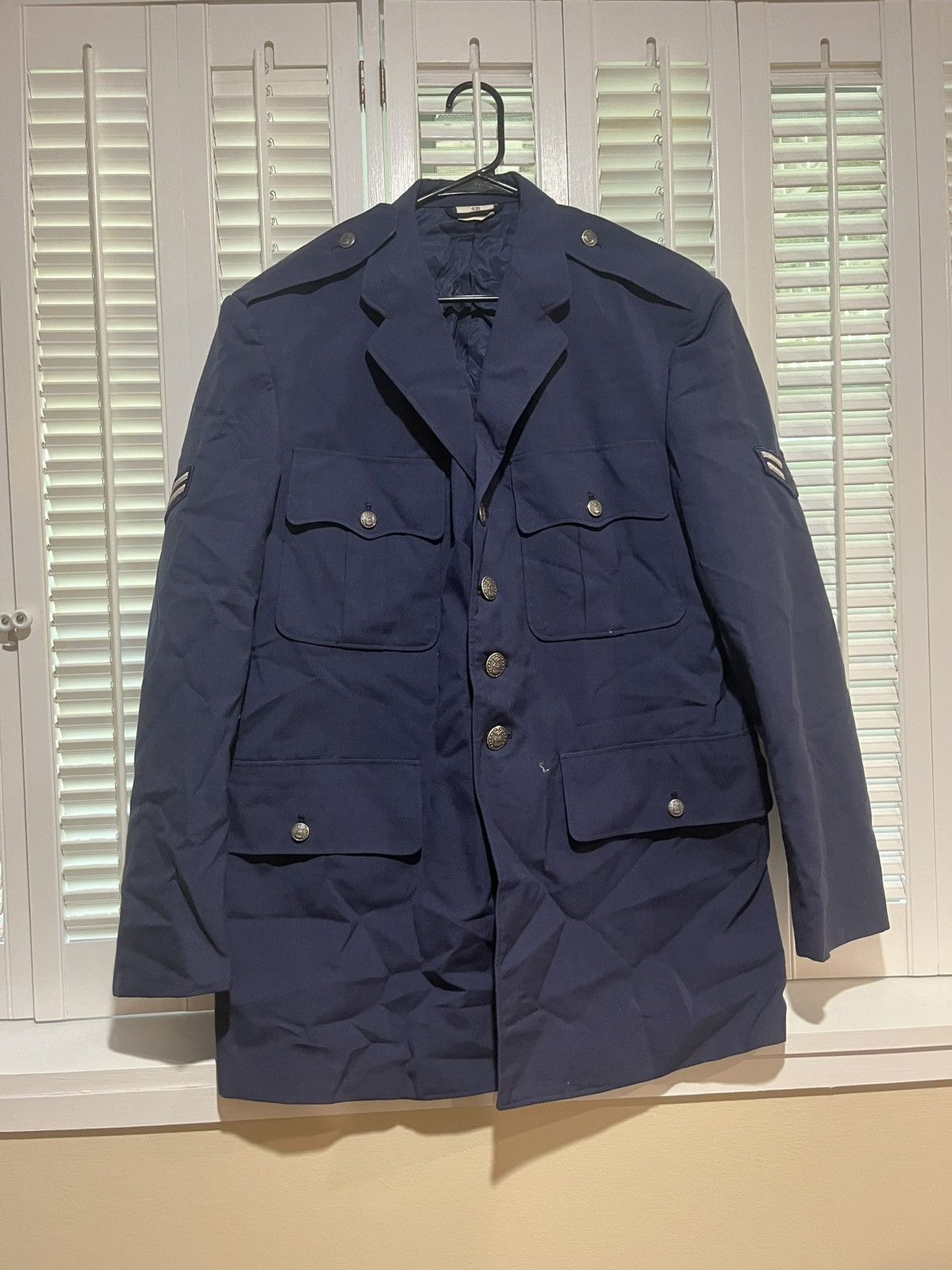 Vintage 1970s Air-force Dress Jacket Size US L / EU 52-54 / 3 - 1 Thumbnail