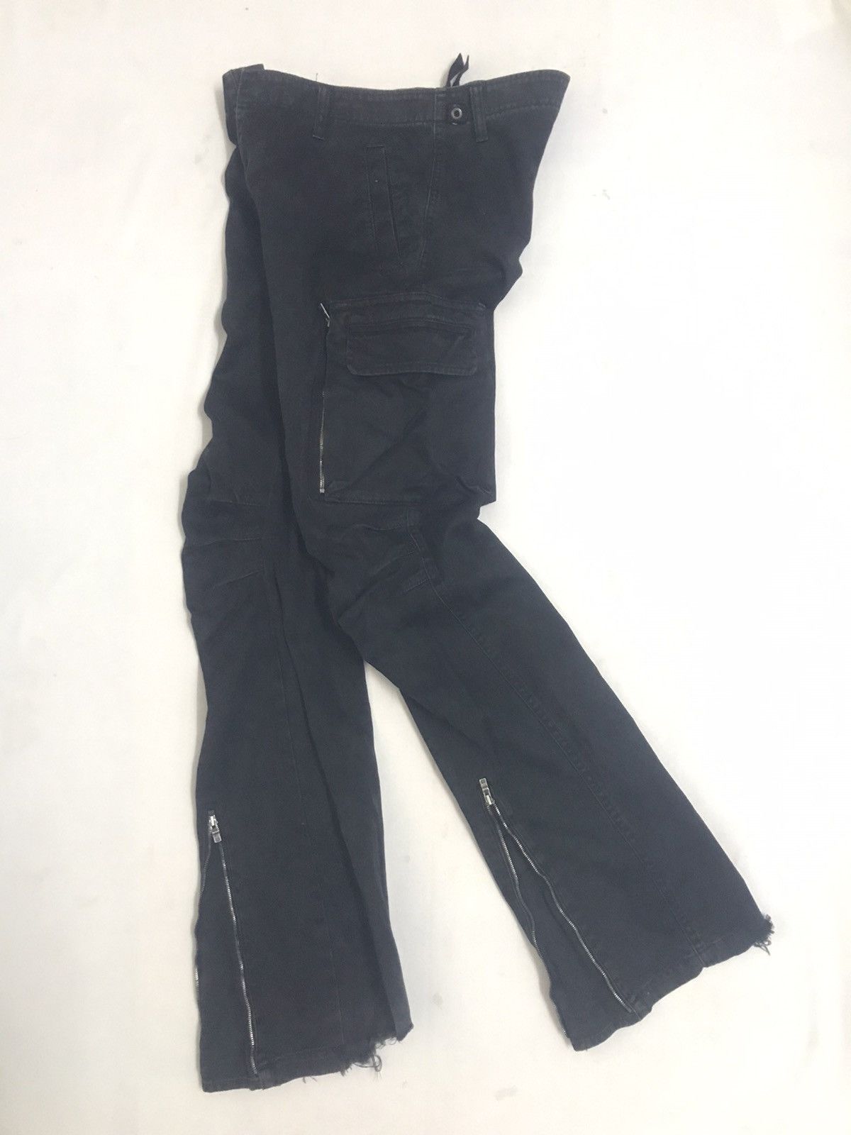 wjk WJK - JUNHASHIMOTO Flare Cargo Pant / FORMER CARPE DIEM Size US 30 / EU 46 - 21 Thumbnail