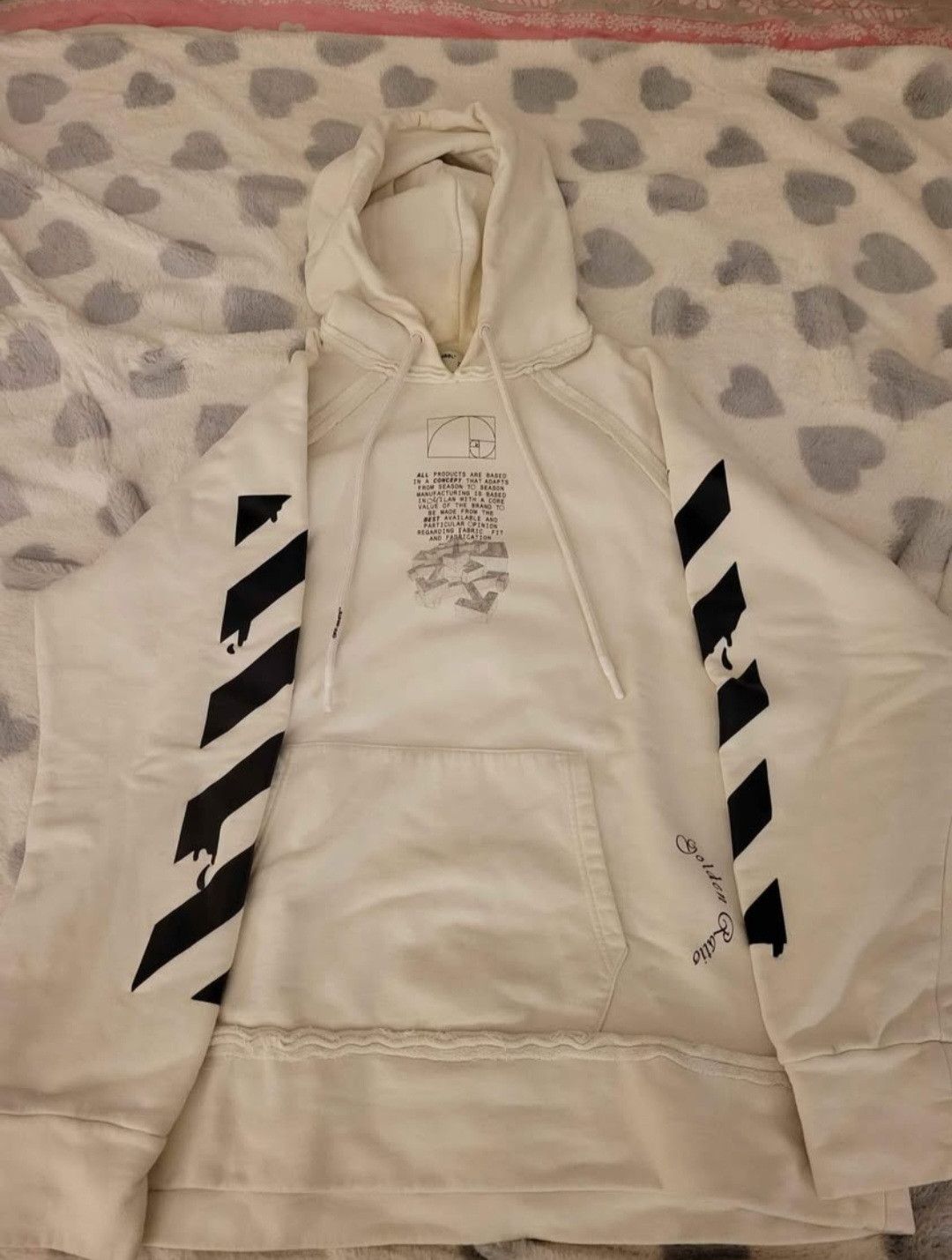 Off-White Off-White Dripping Arrows Incompiuto Hoodie Size US S / EU 44-46 / 1 - 1 Thumbnail