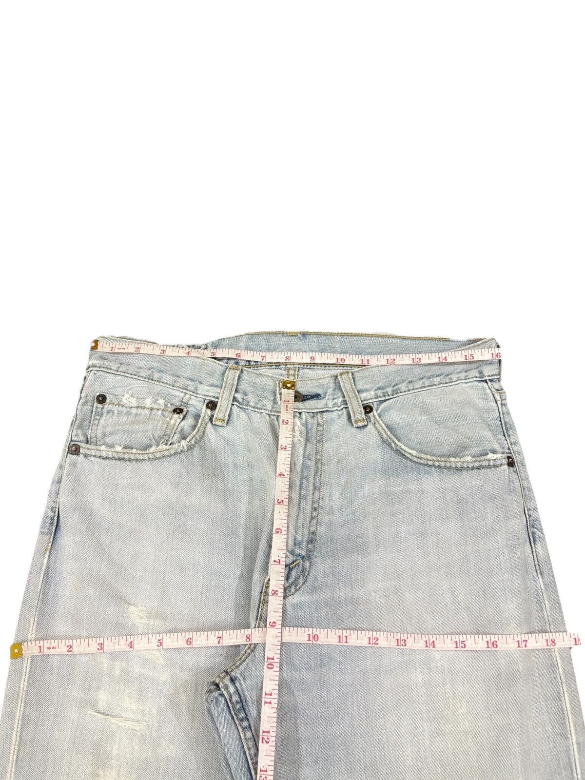 Levi's Vintage 90s Levi’s 502 Distressed Baggy Jeans Size US 32 / EU 48 - 10 Thumbnail