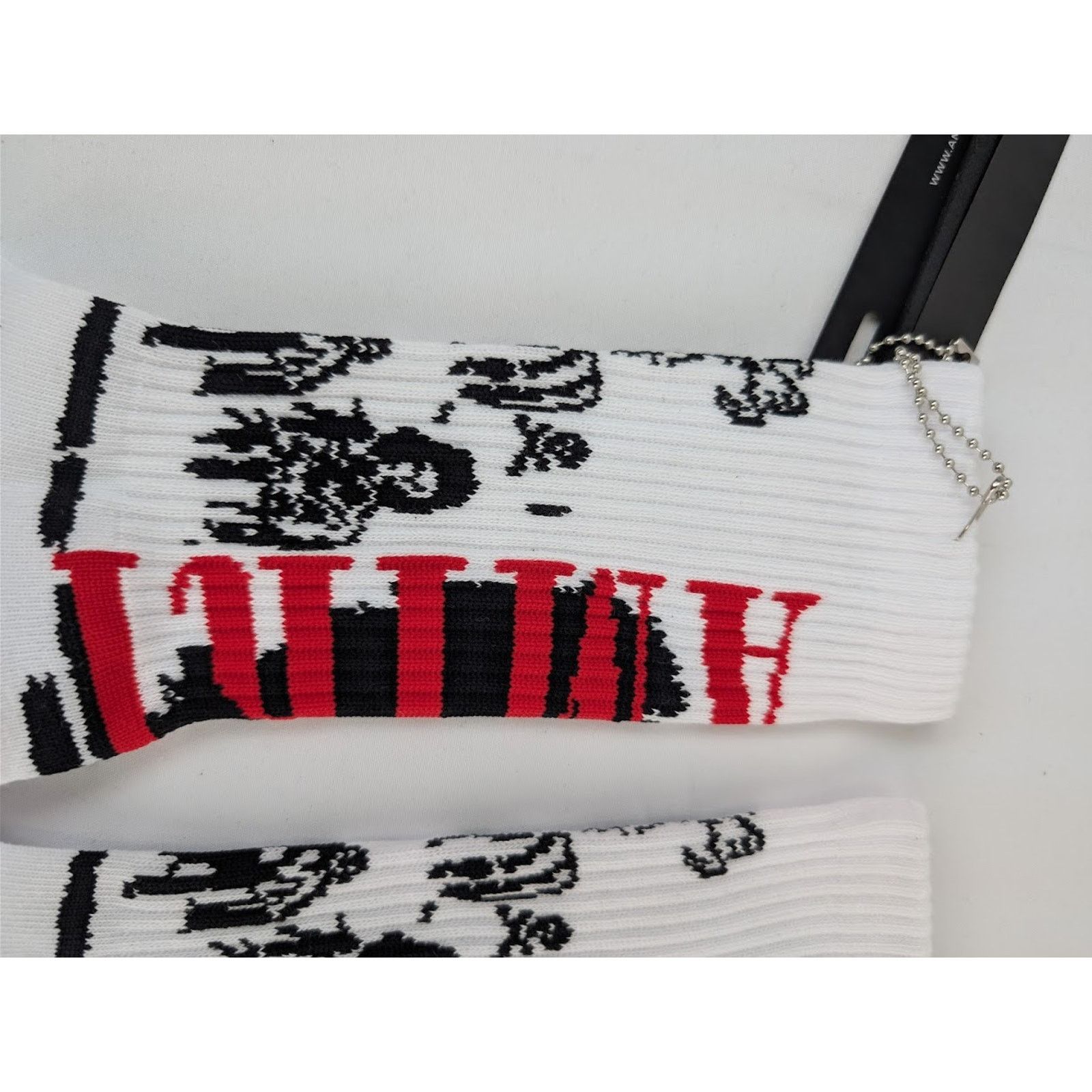 Amiri × Wes Lang o1rshd1 Q:2 / Size: 43-44 / Core Sketch Socks in White Size ONE SIZE - 9 Thumbnail