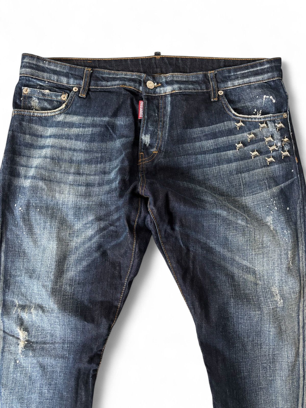 Dsquared2 Dsquared2 Barbed Wire Studs Jeans Size US 38 / EU 54 - 3 Thumbnail