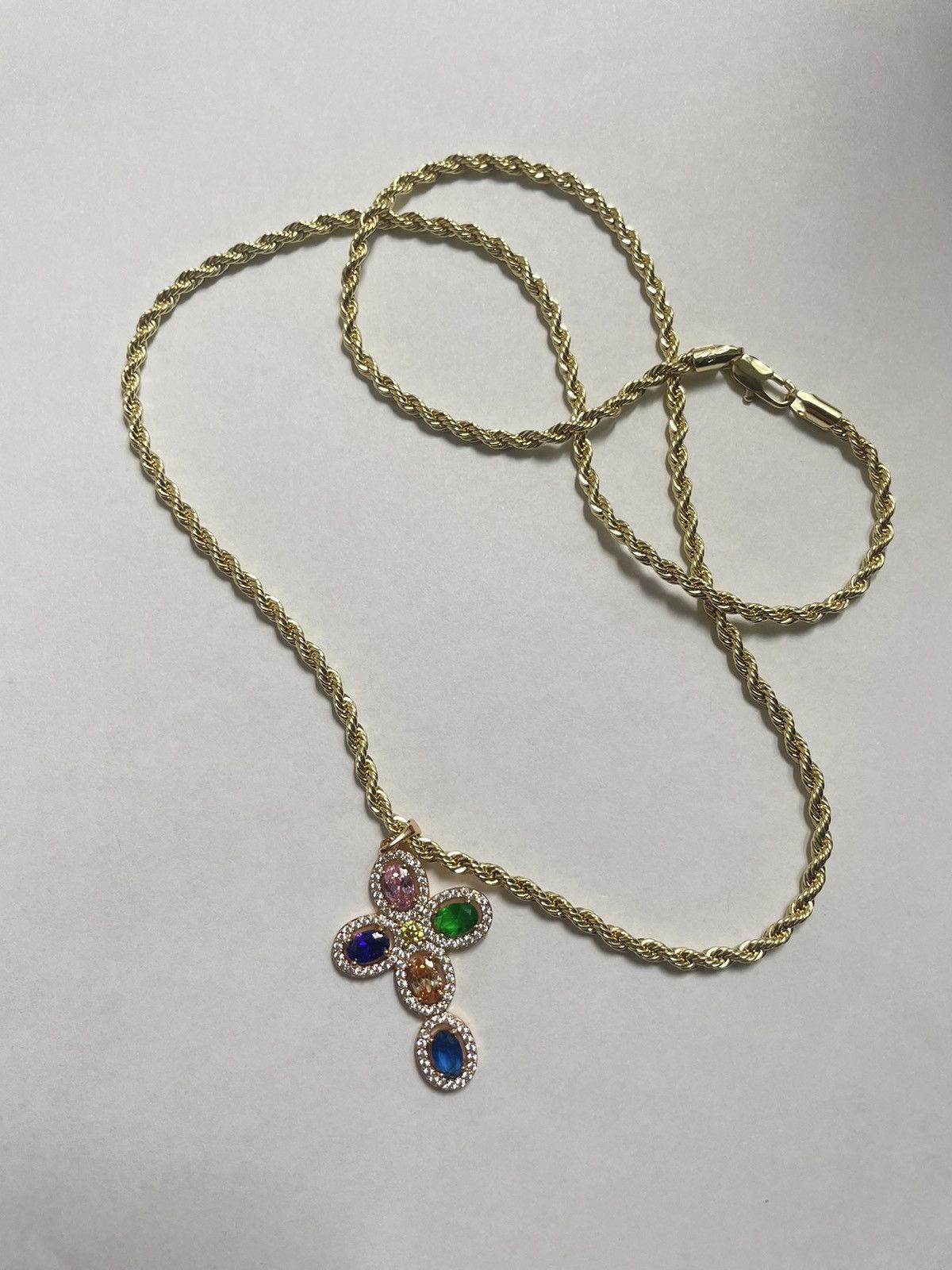 Vintage Gold cross chain Size ONE SIZE - 5 Thumbnail