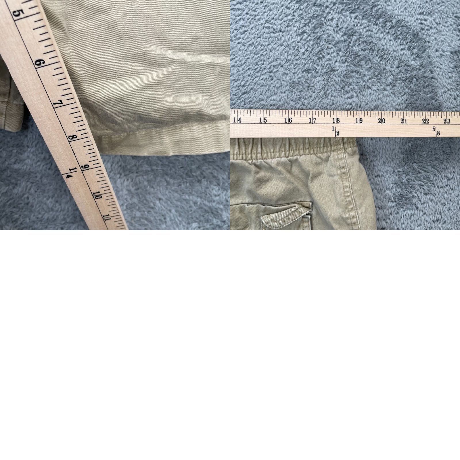 Ocean Pacific VINTAGE Ocean Pacific Cargo Shorts Mens XL Beige Drawstring Pockets Beach Outdoor 90s Mens Size US 36 / EU 52 - 8 Thumbnail