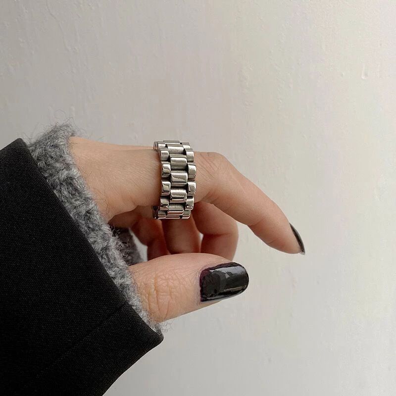 Jewelry Matchless Jewelry Rings Open Size Chrome Ring (Size 7-13) Size ONE SIZE - 1 Thumbnail