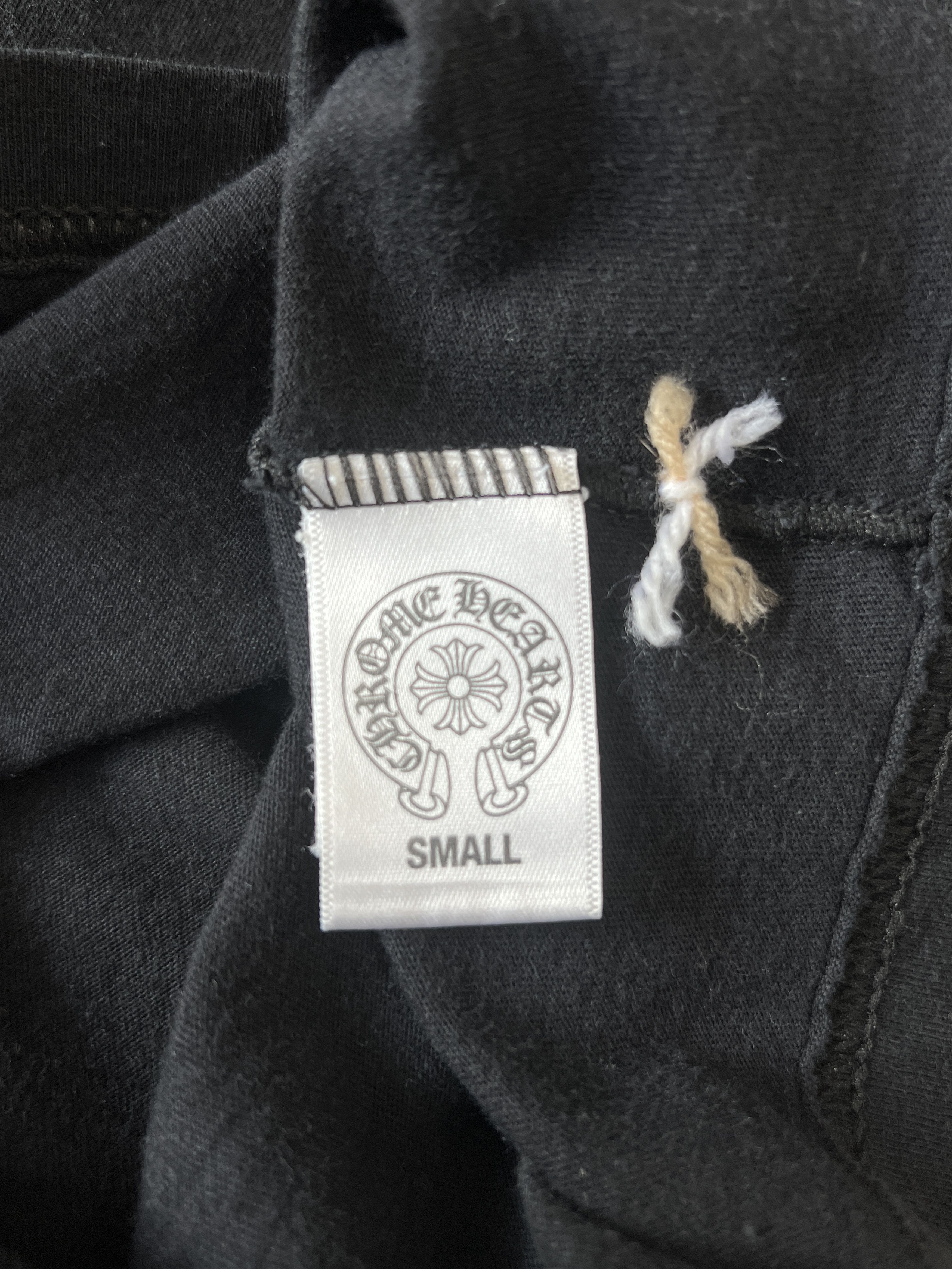 Chrome Hearts Chrome Hearts Scroll Logo Pocket Tee Black Small Size US S / EU 44-46 / 1 - 9 Thumbnail