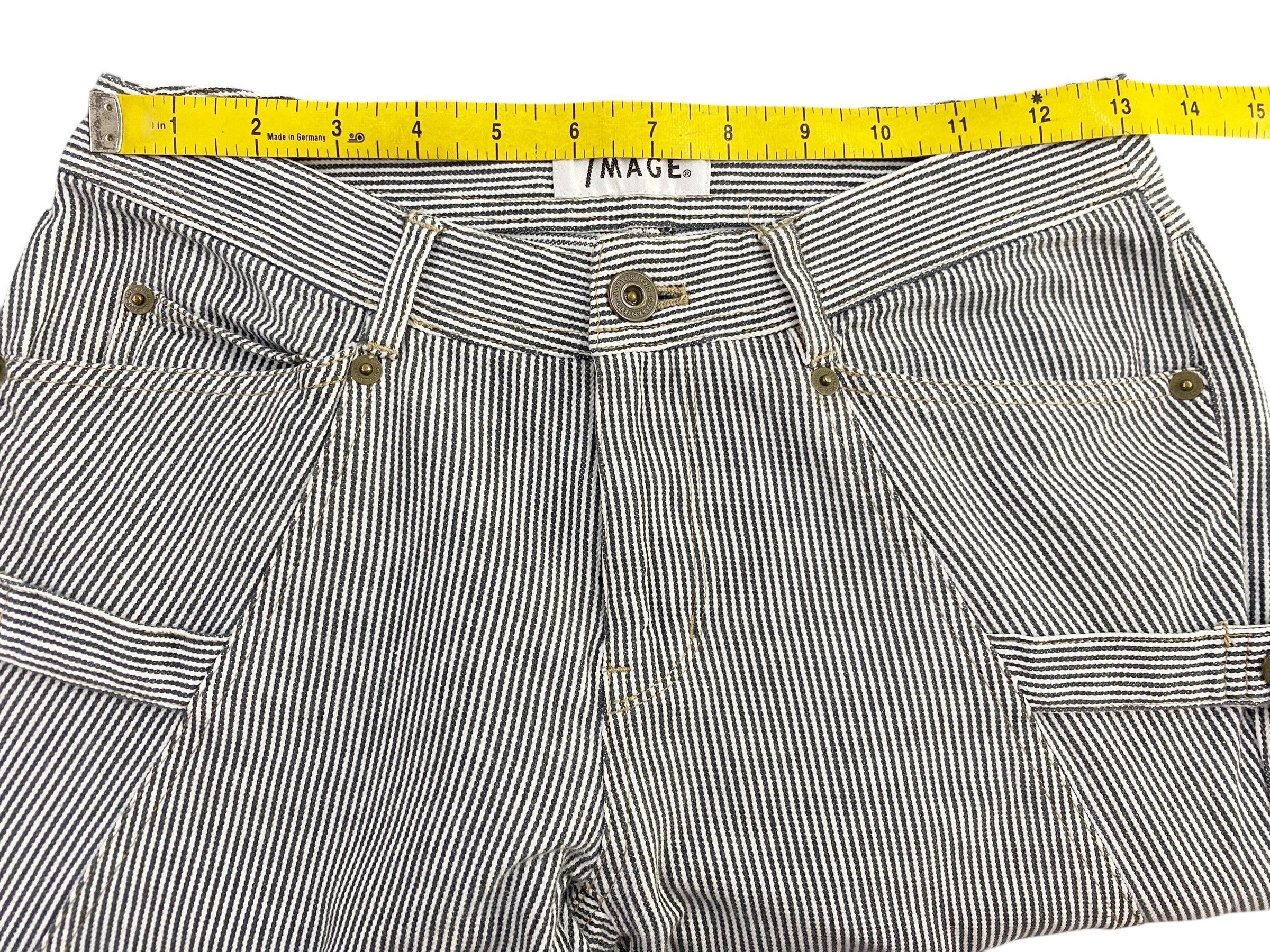 Japanese Brand × Uniqlo Image Jeans Stripes Hickory Jeans Size US 31 - 8 Thumbnail