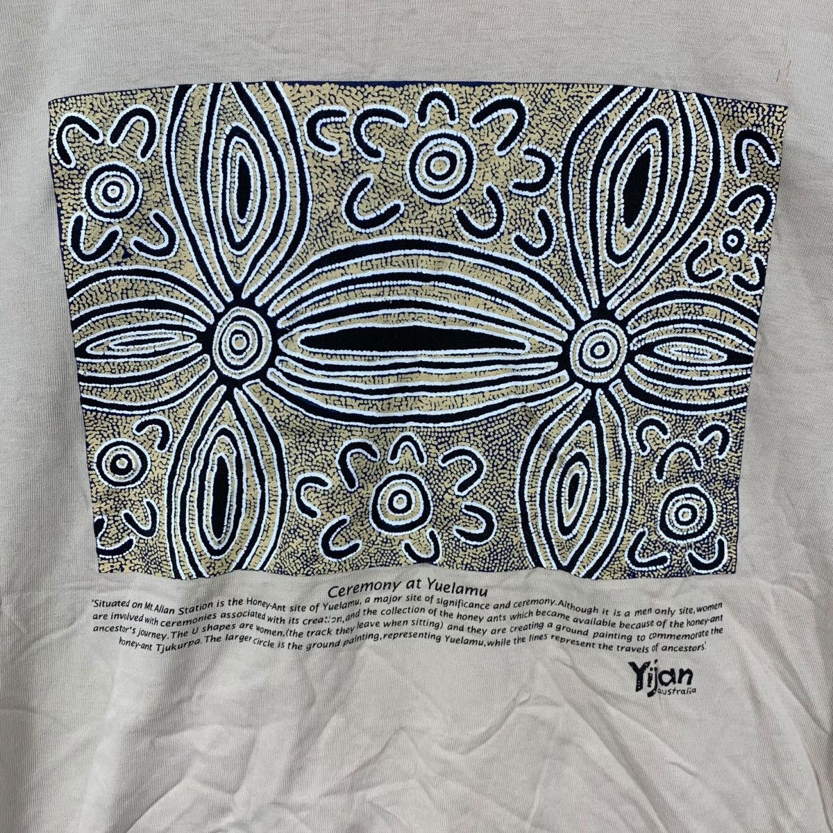 Other YIJAN AUSTRALIA Aboriginal Art Tee Shirt Ceremony At Yuelamu Size S / US 4 / IT 40 - 3 Thumbnail
