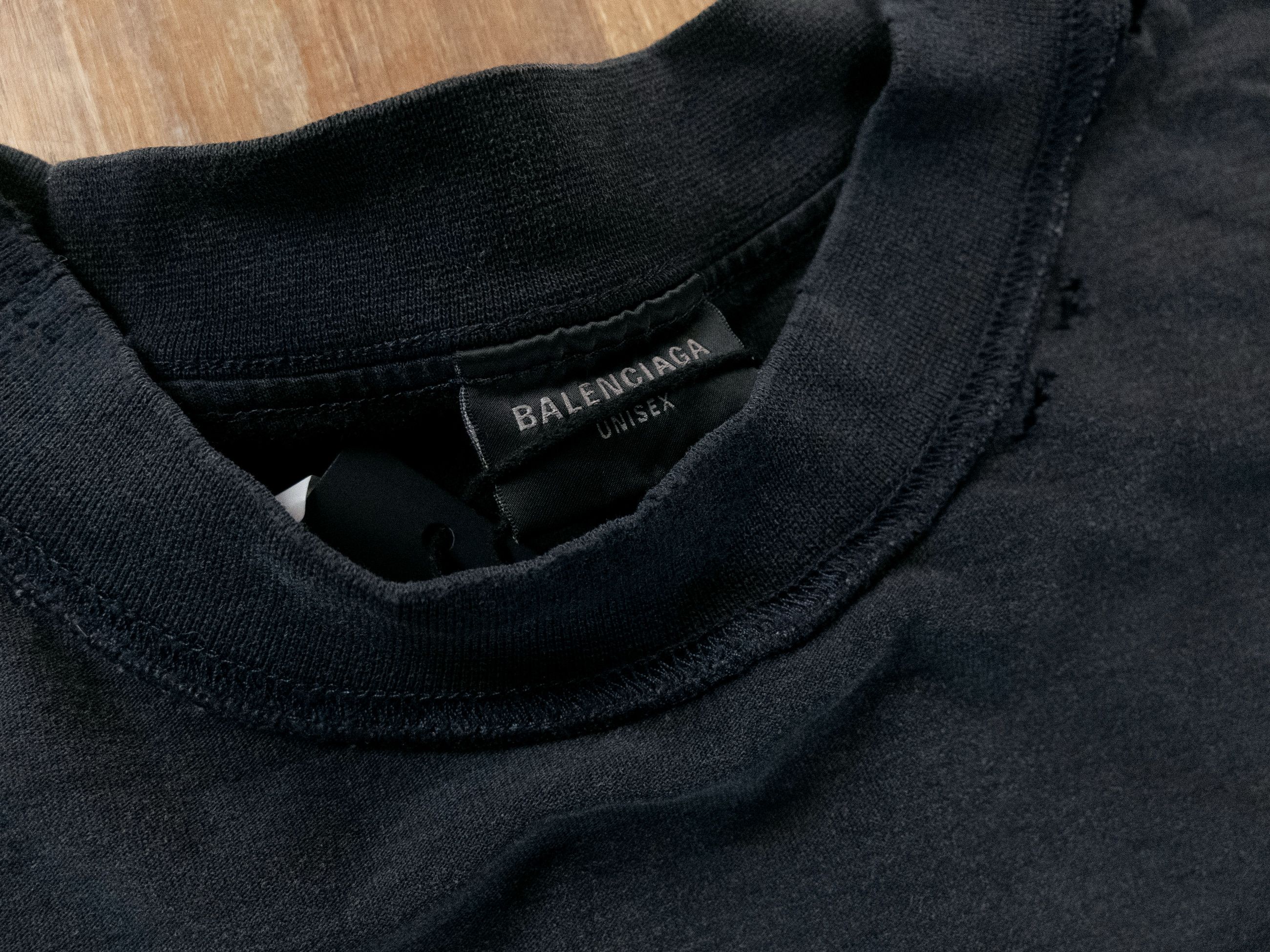 Balenciaga BALENCIAGA Political Campaign inside out black t-shirt M Size US M / EU 48-50 / 2 - 6 Thumbnail