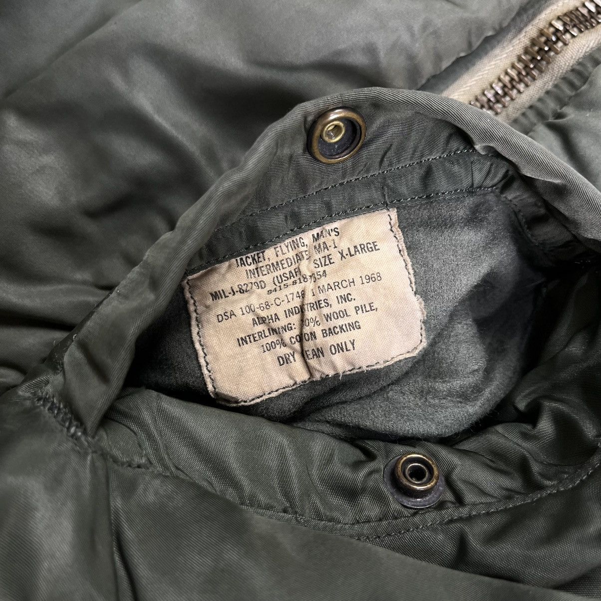 Alpha Industries Vintage 60s Alpha Industries Ma-1 bomber flight jacket Size US XL / EU 56 / 4 - 8 Thumbnail