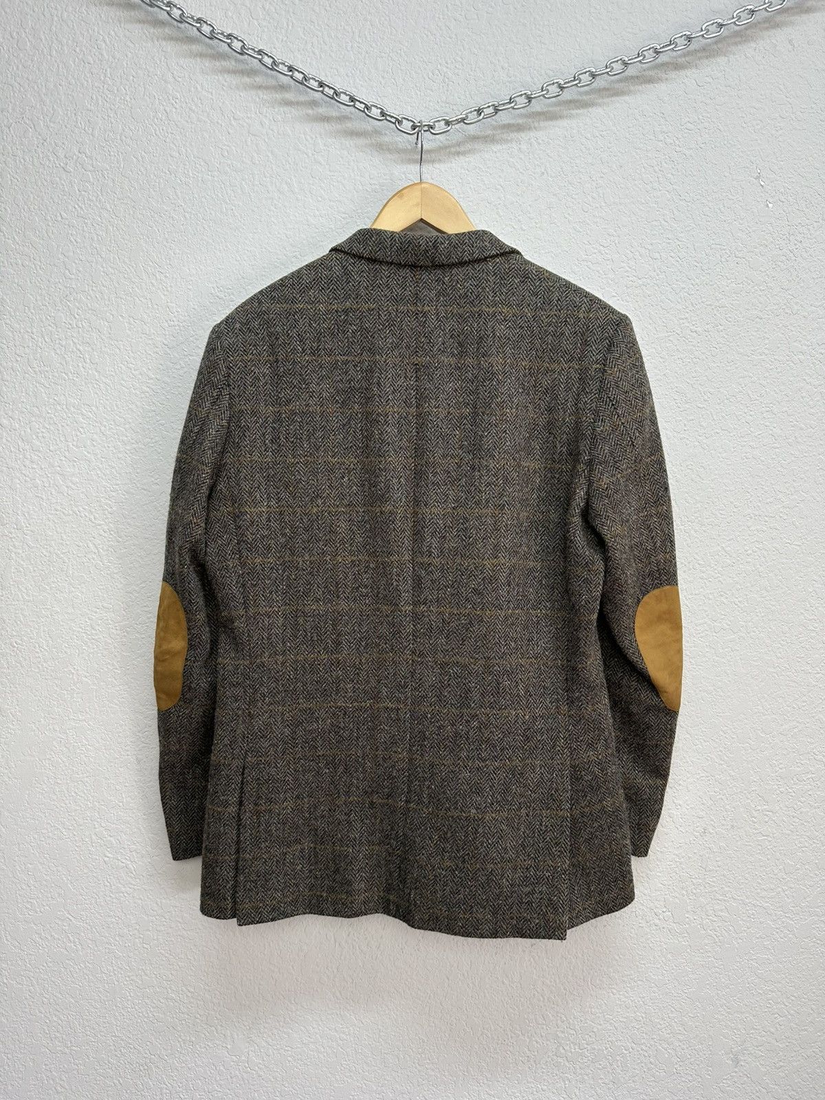 Harris Tweed Vintage Harris Tweed Hand Woven Wool Blazer Jacket Size 52R - 4 Thumbnail