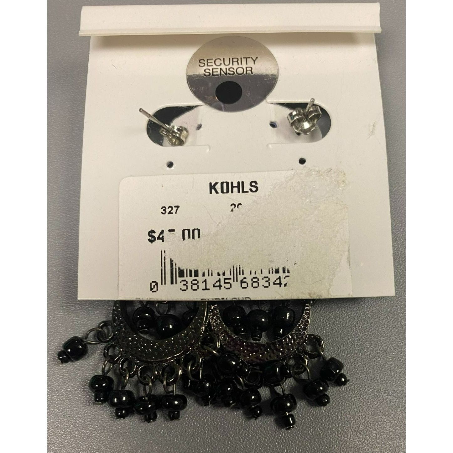 Other Silver tone Black Beaded Chandelier Boho Earrings NWT Size ONE SIZE - 3 Thumbnail