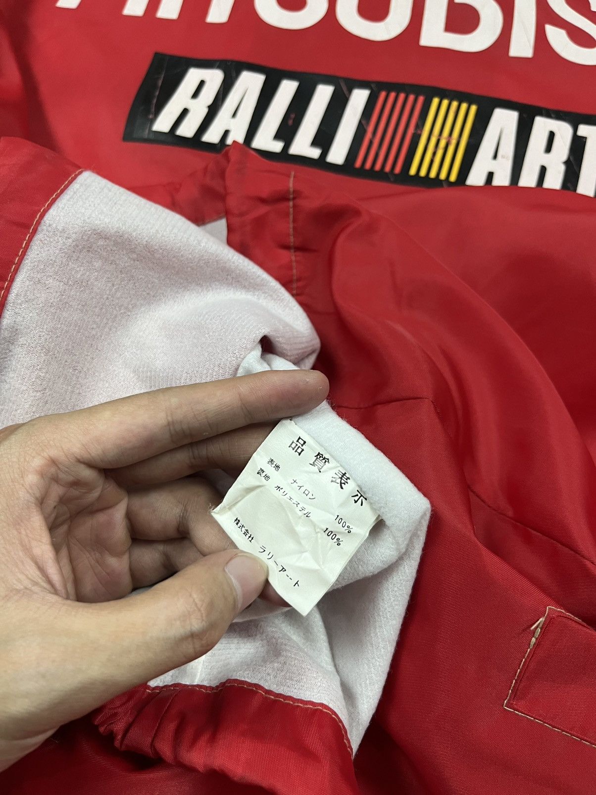Japanese Brand 90s Mitsubishi Ralliart lancer team Size US L / EU 52-54 / 3 - 9 Thumbnail