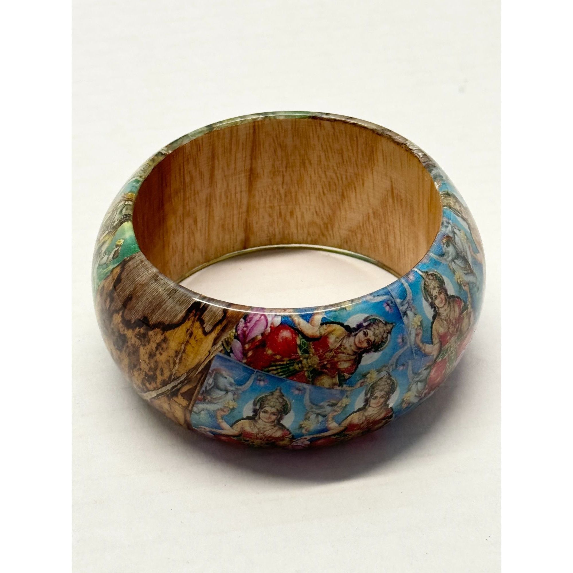 Vintage Vintage banana wood bangle bracelet Size ONE SIZE - 4 Thumbnail