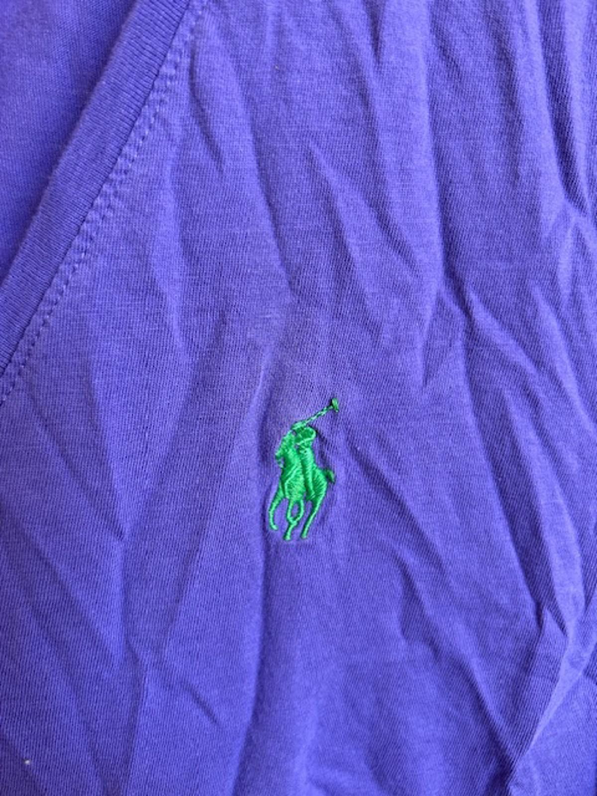 Ralph Lauren Sport Ralph Lauren Sport Purple V-Neck T-Shirt XL Size US XL / EU 56 / 4 - 4 Thumbnail