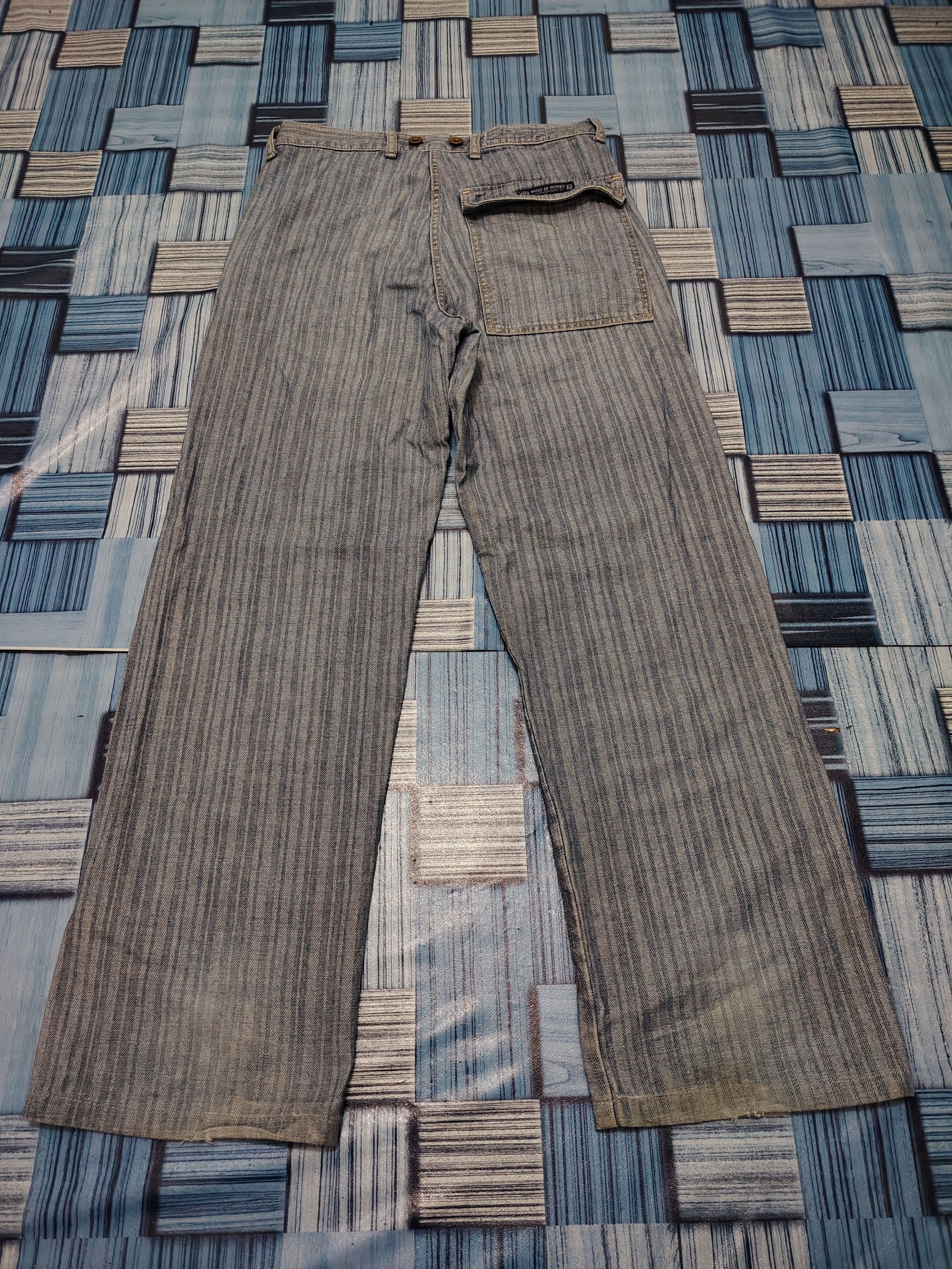 Japanese Brand Japanese Made Of Works Ciaopani-c Distressed Worker pants Size US 30 / EU 46 - 15 Thumbnail