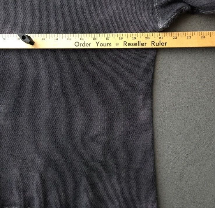 Hanes Vintage 70s Kmart Faded Black Charcoal waffle Thermal Shirt Size US L / EU 52-54 / 3 - 8 Thumbnail