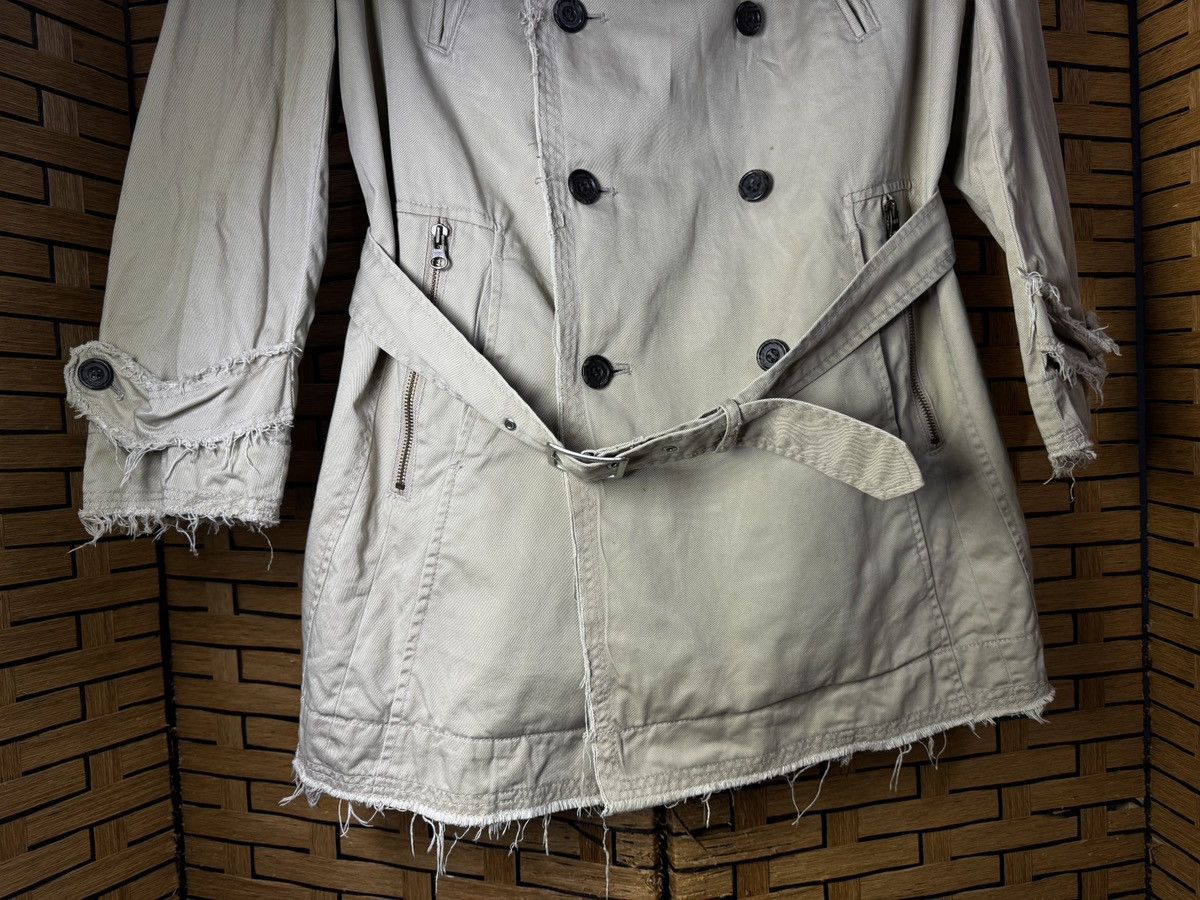 Japanese Brand × PPFM Vintage PPFM Trash Design Trench Coat Size US M / EU 48-50 / 2 - 5 Thumbnail