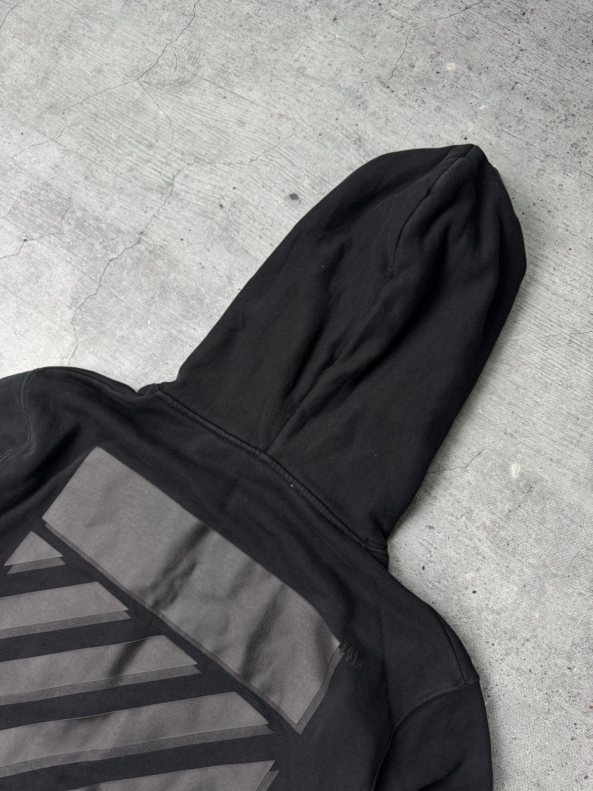 Off-White Black Off-White Over Sized Hoodie Size US S / EU 44-46 / 1 - 5 Thumbnail