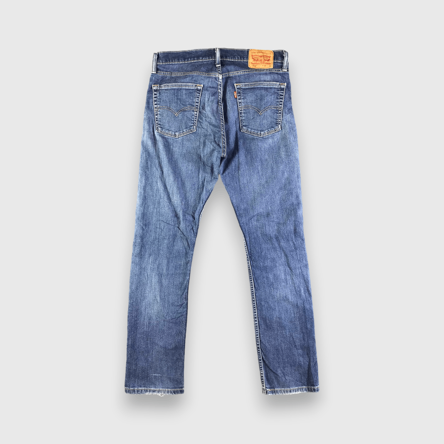 Levi's Vintage Blue Wash Levis 513 Jeans-J4291 Size US 33 - 2 Thumbnail