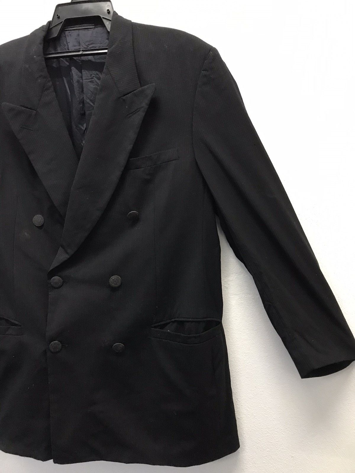 Versace × Vintage Vintage Versace Classic V2 Blazer Size US L / EU 52-54 / 3 - 3 Thumbnail