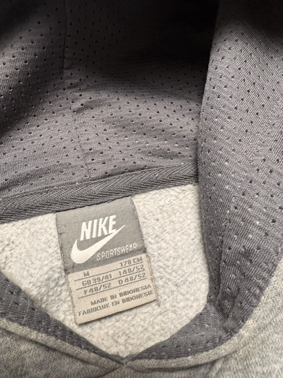 Nike × Vintage NIKE VINTAGE CENTER LOGO OVERSIZE BOXY HOODIE Size US M / EU 48-50 / 2 - 5 Thumbnail