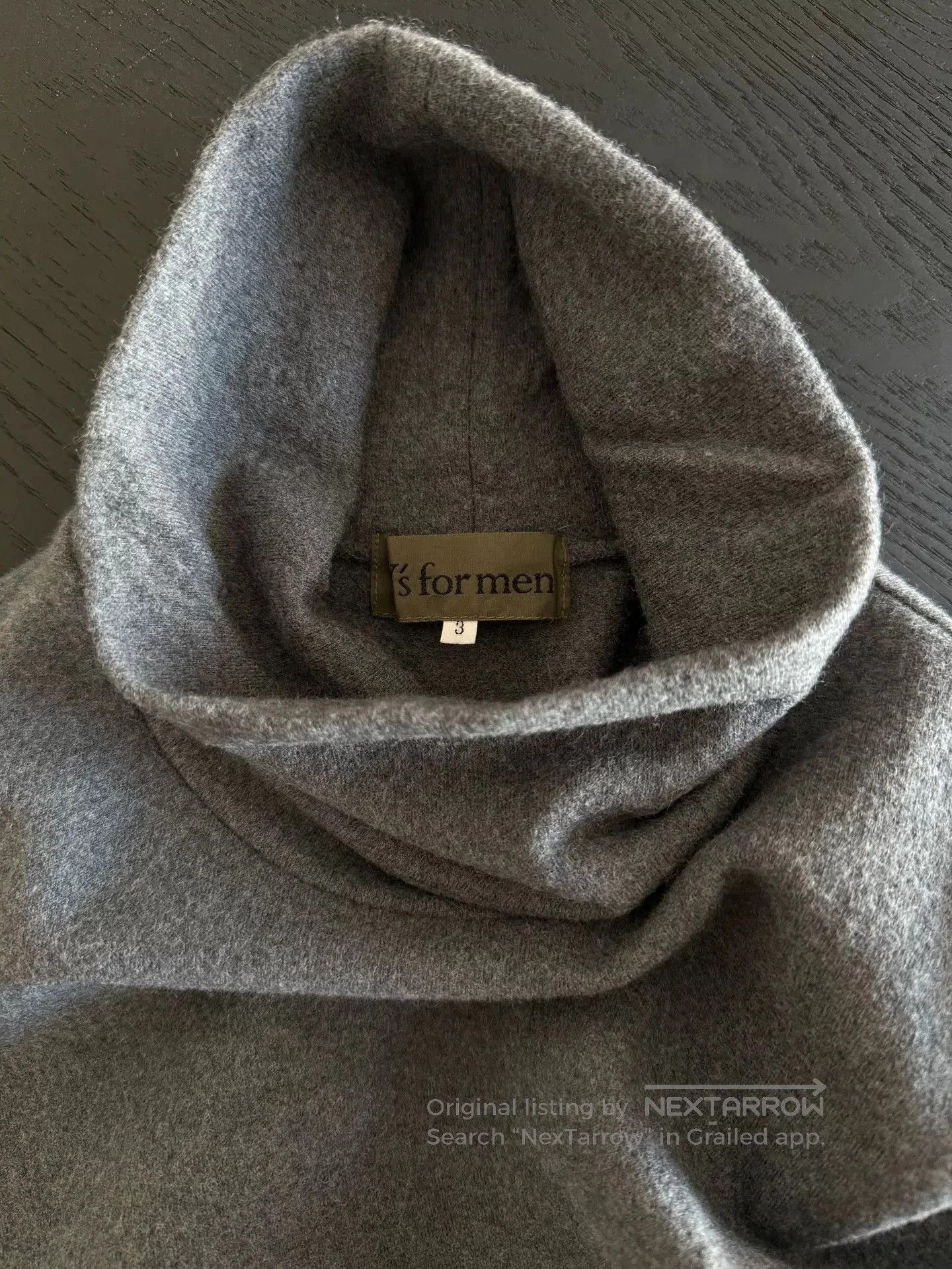 Y's for Men Yohji Yamamoto Wool Turtleneck Sweater. Size US L / EU 52-54 / 3 - 5 Thumbnail