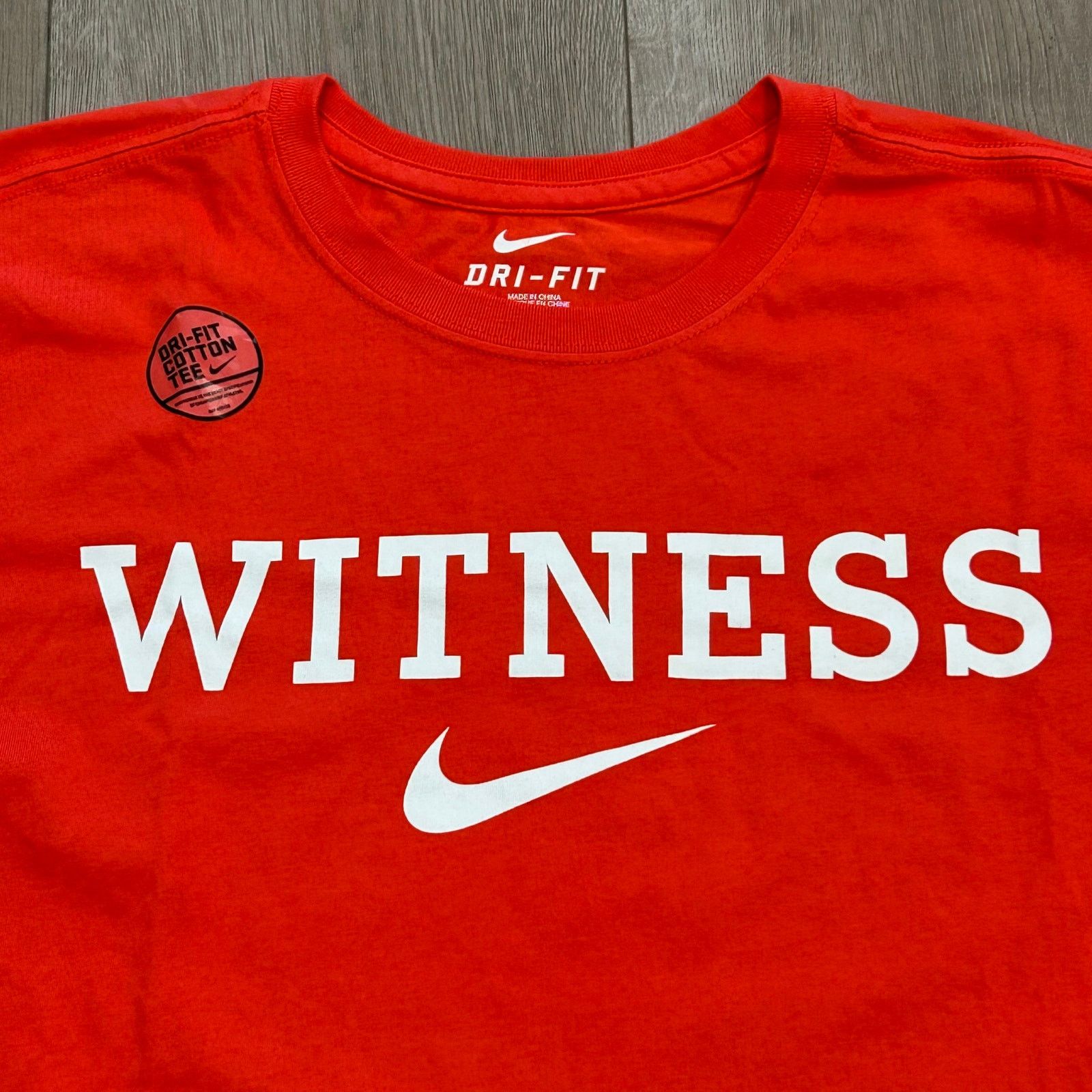 Nike New Red Nike LeBron James Witness Dri-FIT Tee T Shirt Large Size US L / EU 52-54 / 3 - 2 Thumbnail