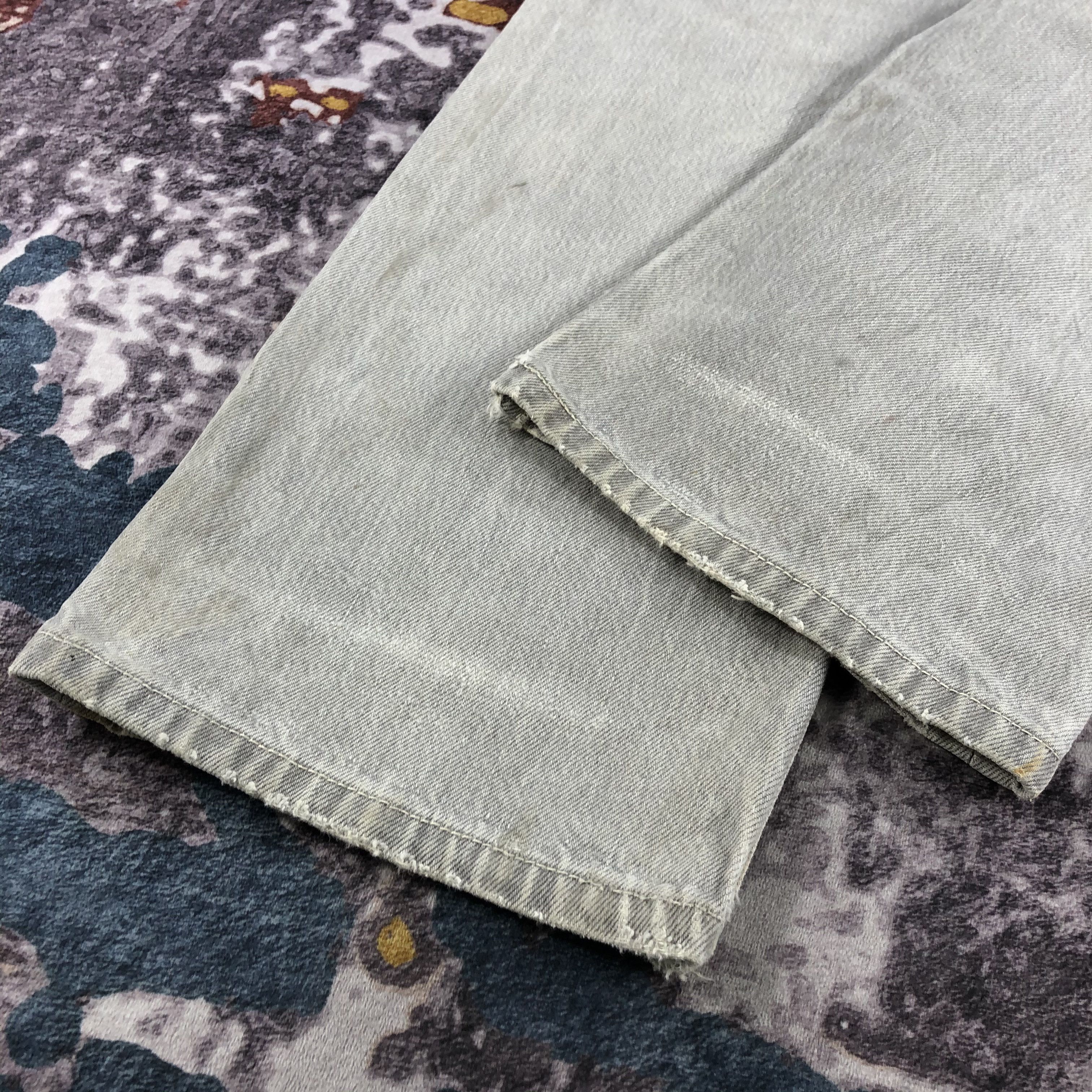 Levi's Vintage Ash Gray Levis 501 Jeans-JM2687 Size US 33 - 4 Thumbnail