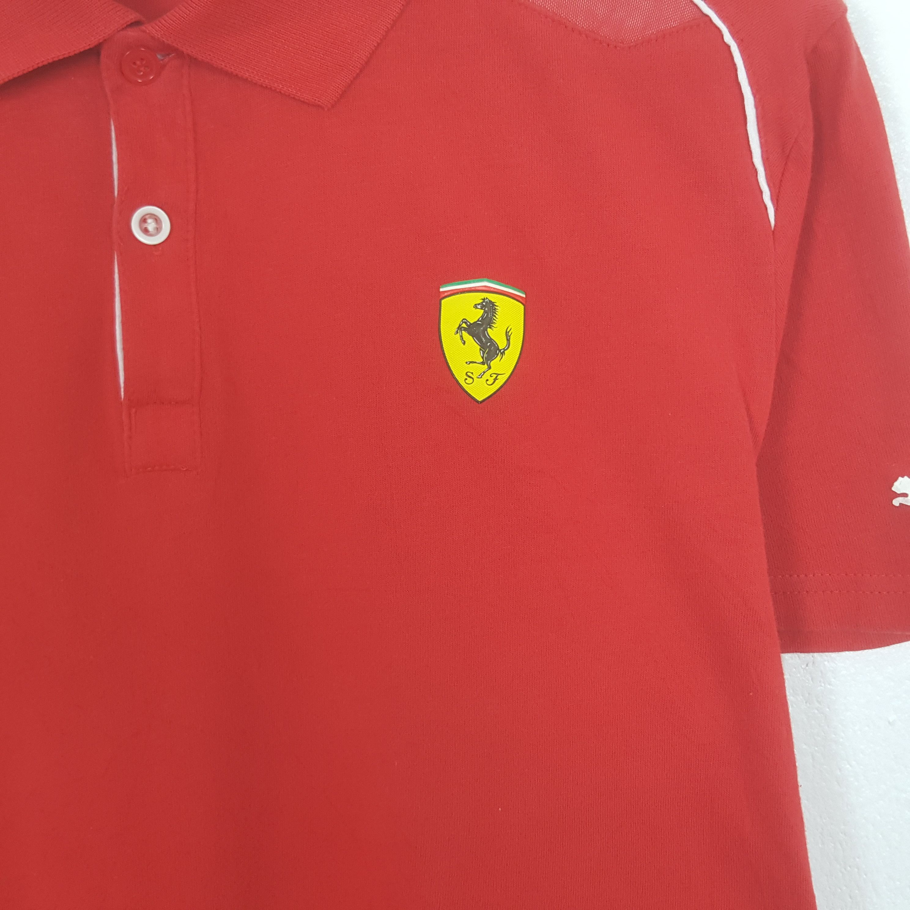 Puma Vintage Puma Scuderia Ferrari Polos Shirt Size US M / EU 48-50 / 2 - 2 Thumbnail