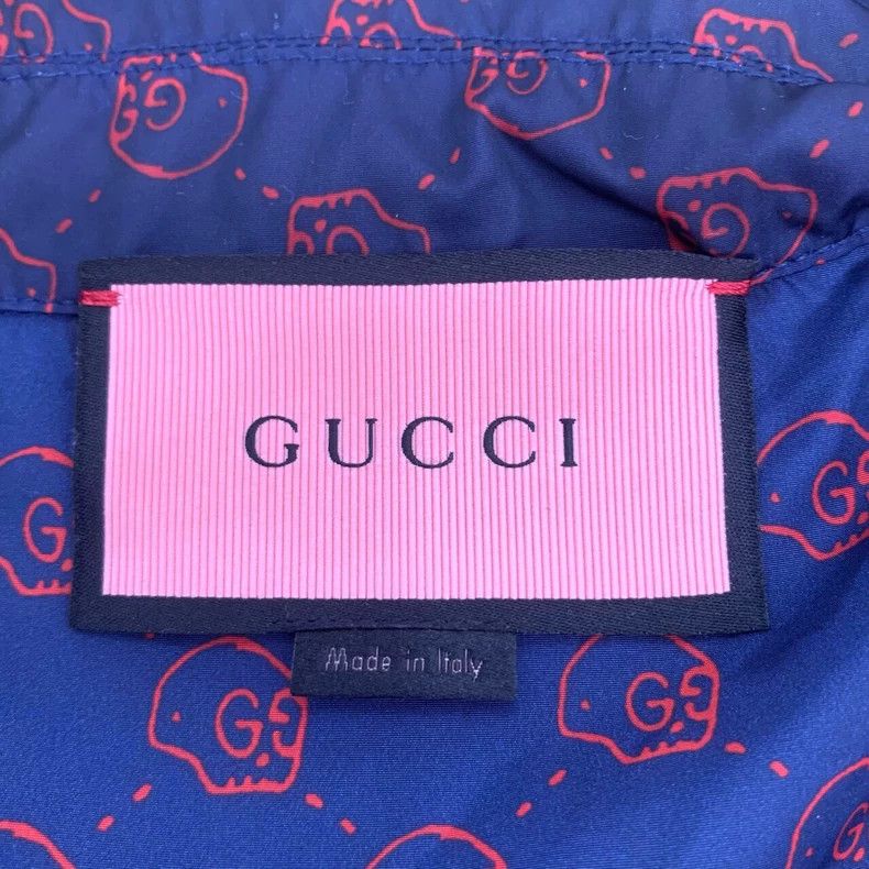 Gucci Gucci Double Glogo full print blue zipper jacket 2502-Nexta Size US XS / EU 42 / 0 - 5 Thumbnail