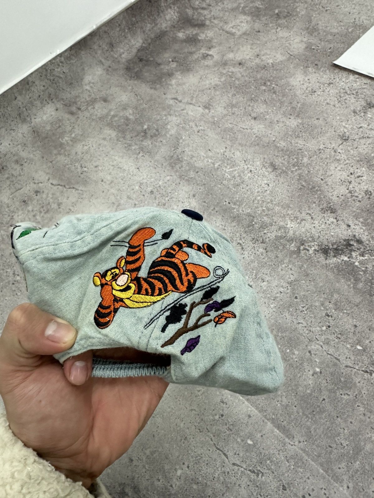 Disney Vintage 90s Disney Winnie The Pooh Jeans Cap embroidered y2k Size ONE SIZE - 5 Thumbnail