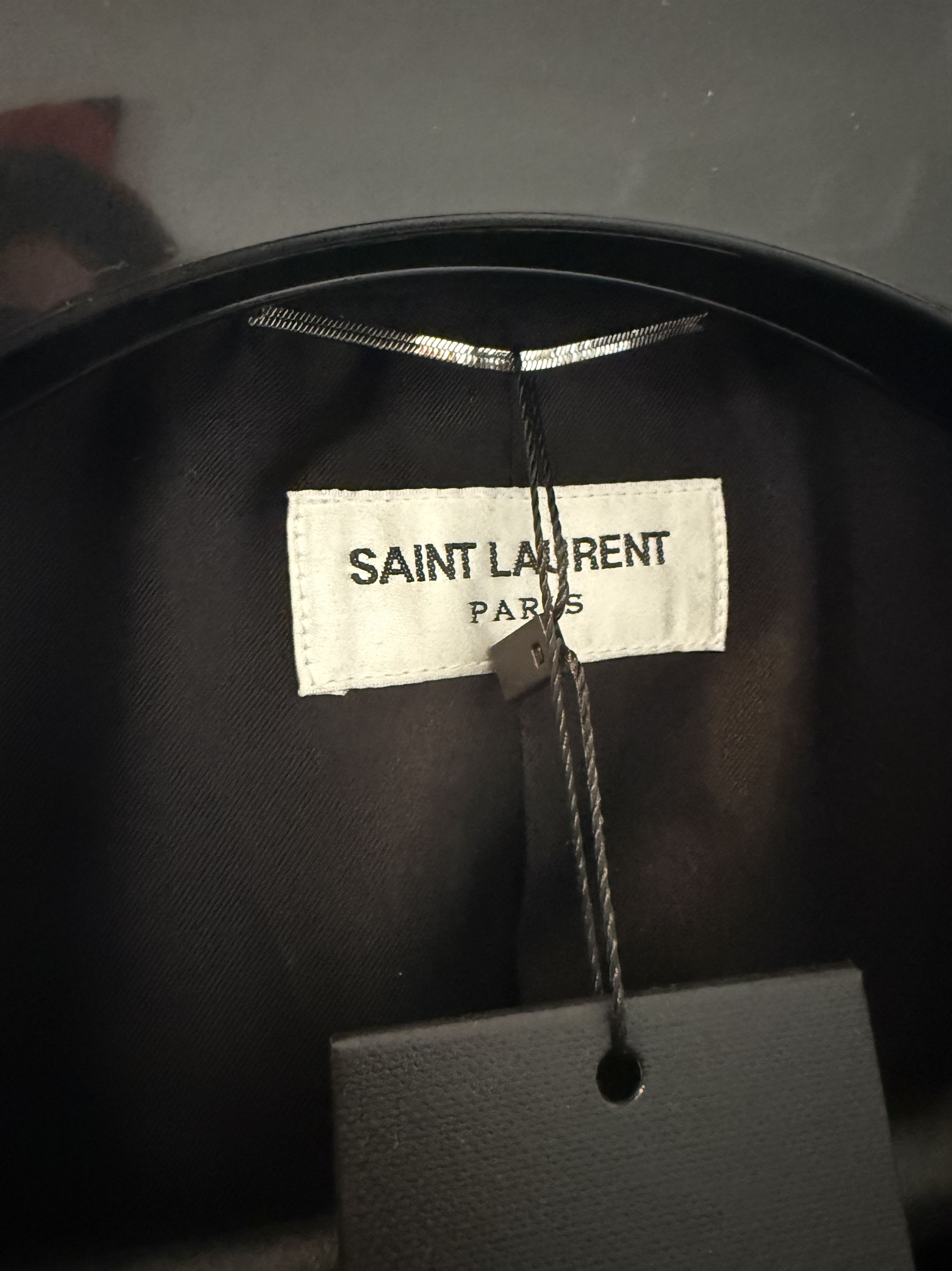 Saint Laurent Paris SS19 Saint Laurent Black and Off-White Tweed Allure Blazer Size 52R - 14 Thumbnail