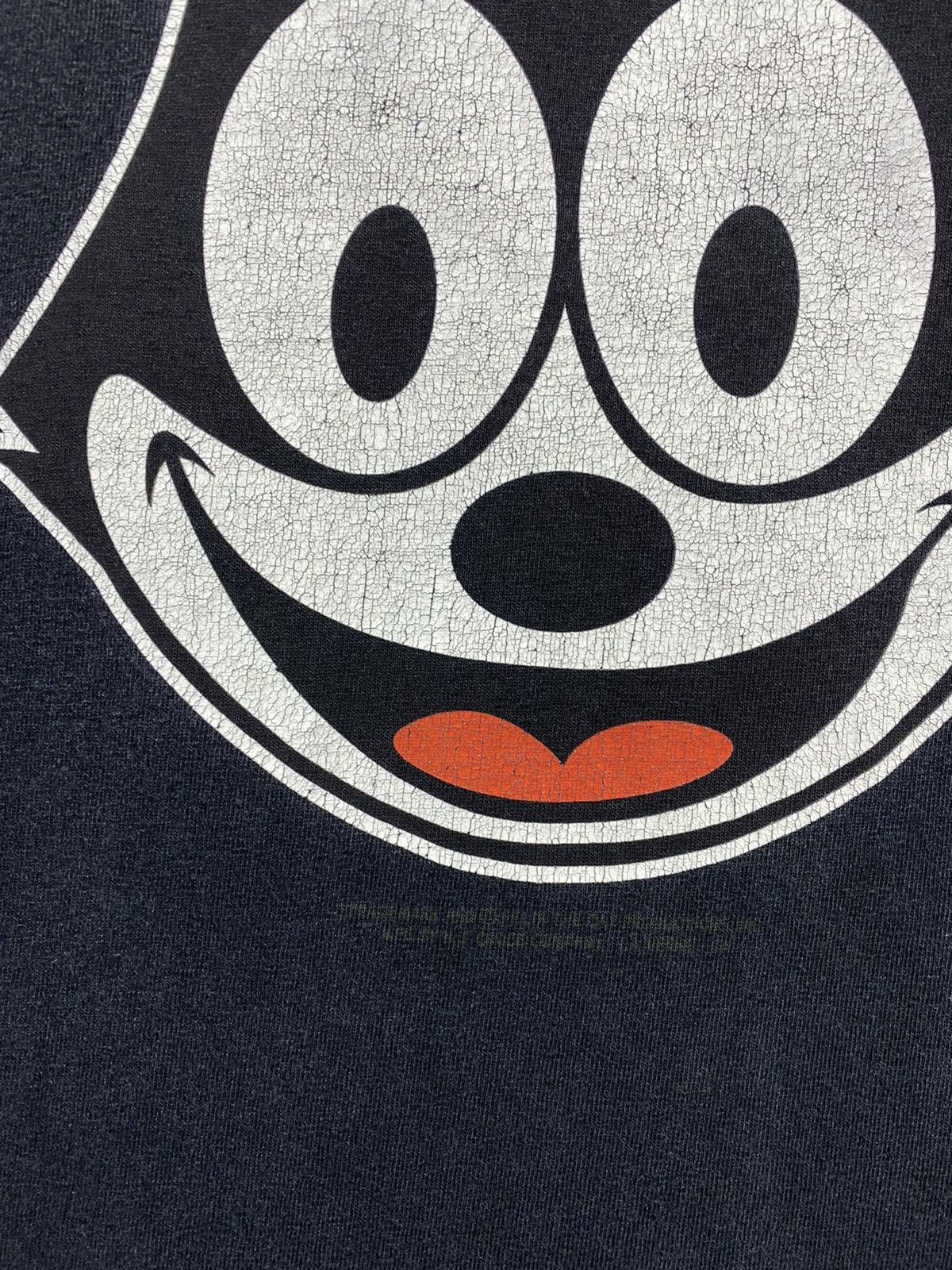 Vintage Vintage Felix Smiley The Black Cat Tees T Shirts Size US L / EU 52-54 / 3 - 6 Thumbnail