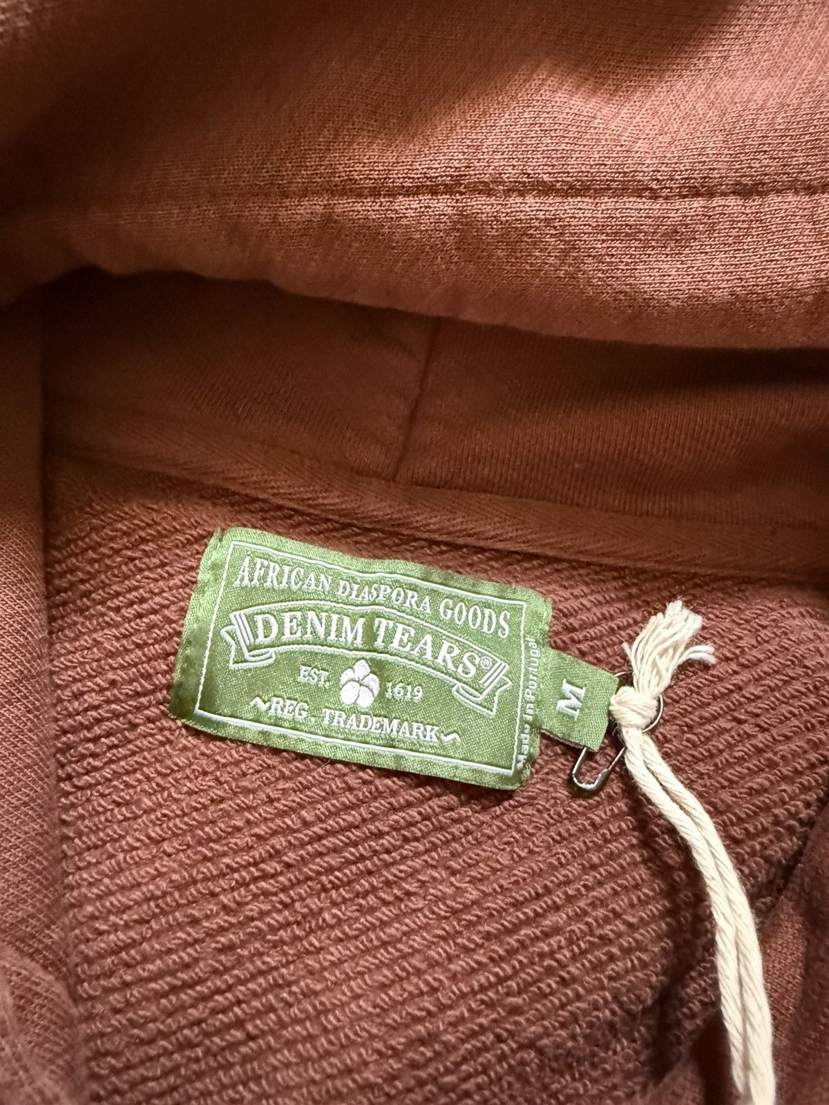 DENIM TEARS Denim Tears ADG Zip-Up Hoodie Brown Medium Size US M / EU 48-50 / 2 - 5 Thumbnail