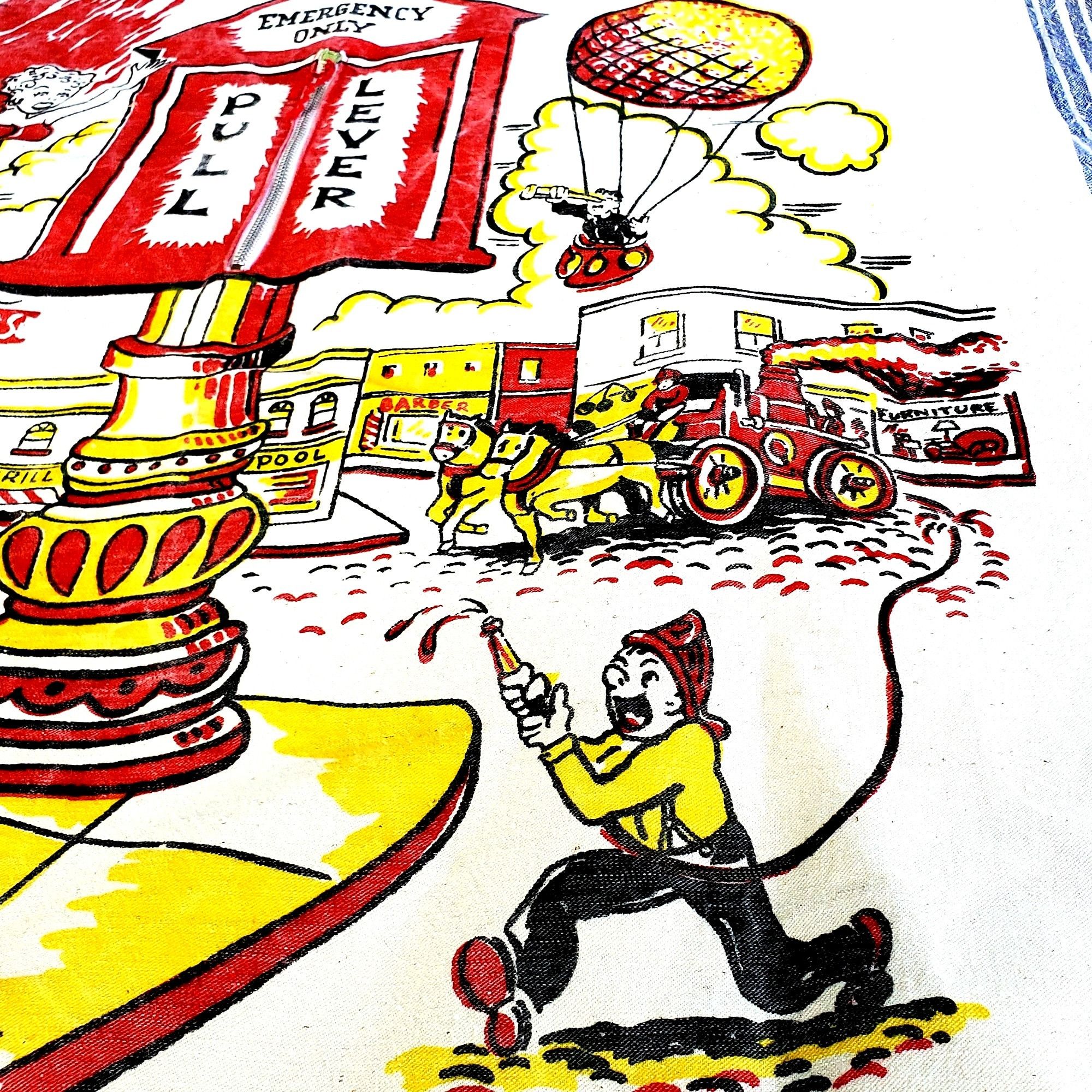 Vintage Vintage 1950s Risqué Men's BBQ Apron Pin-Up Zipper Pinup Gag Size ONE SIZE - 3 Thumbnail
