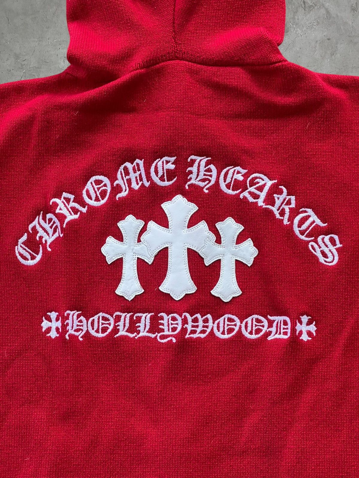 Chrome Hearts Chrome Hearts Cashmere Triple Patch Zip-up Hoodie Size US S / EU 44-46 / 1 - 7 Thumbnail