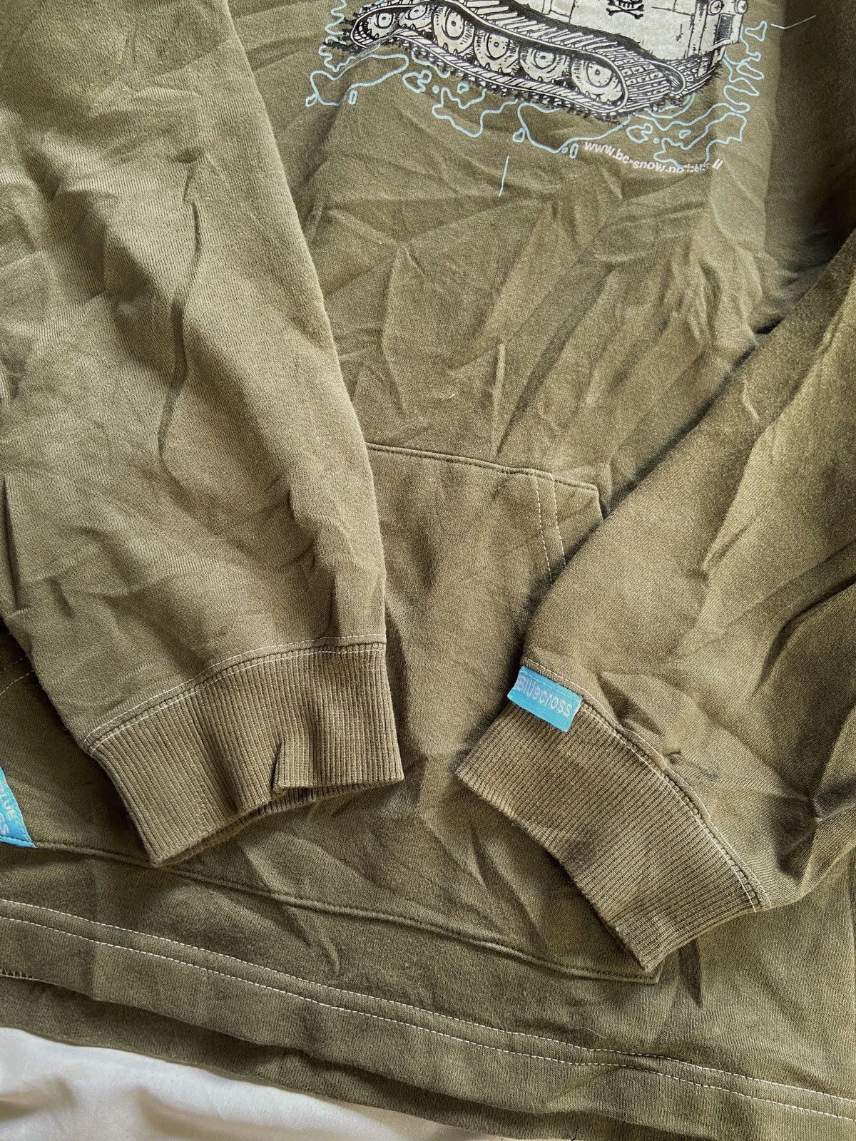 Japanese Brand BLUE CROSS SNOW+ROCK HIGH PERFORMANCE CREW HOODIE Size US M / EU 48-50 / 2 - 11 Thumbnail