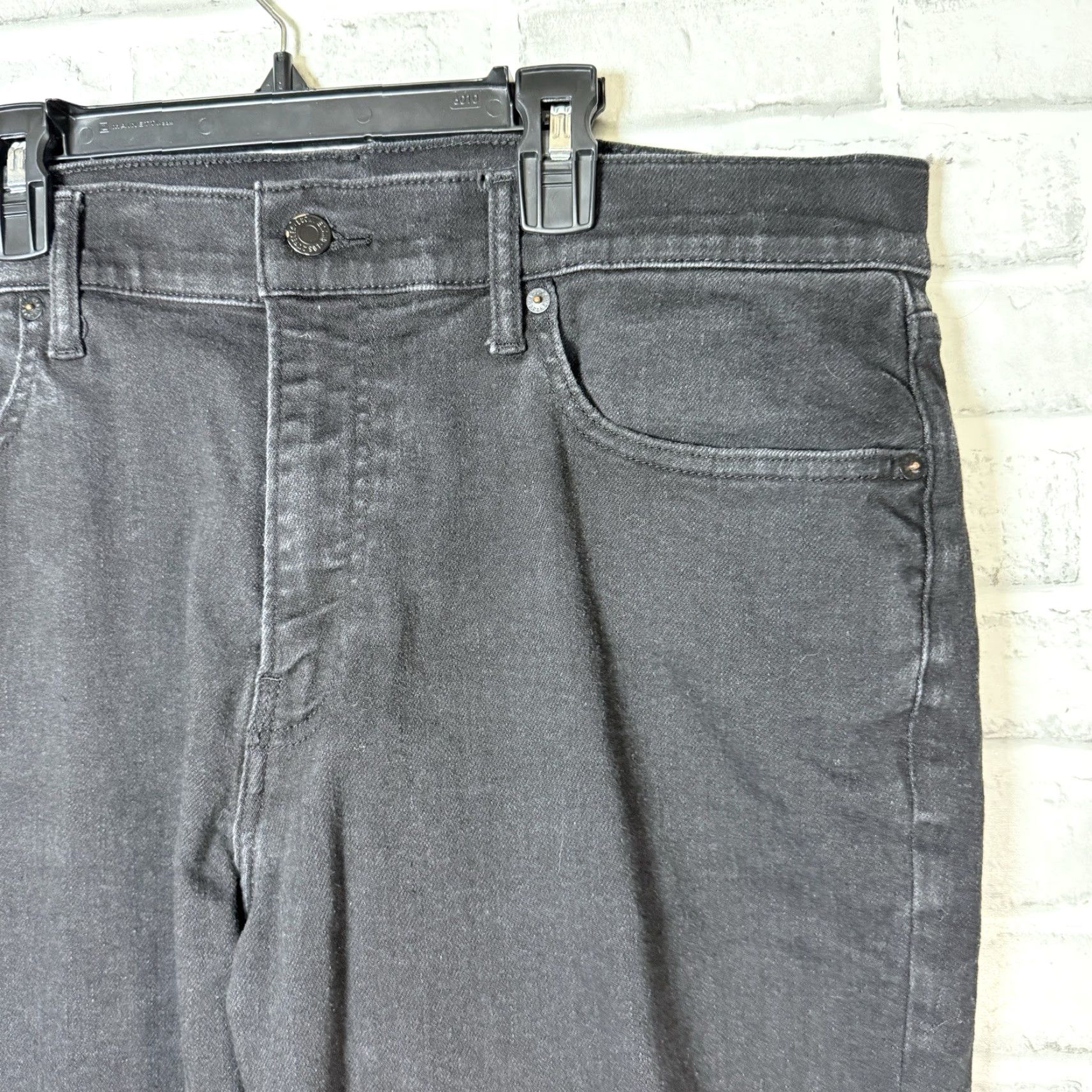 Lucky Brand Lucky Brand Jeans Black Cotton Straight Mens 36x30 Size US 36 / EU 52 - 2 Thumbnail
