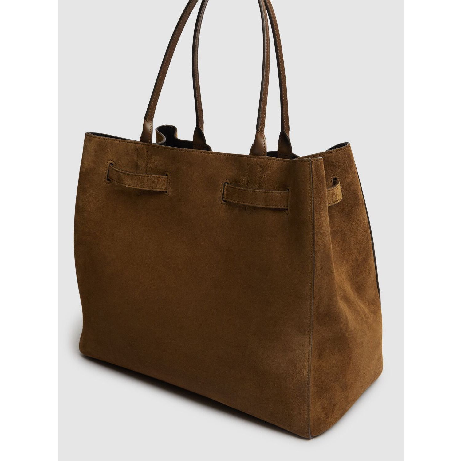 Tom Ford TOM FORD Audrey Medium Whiskey Suede Tote Bag New Size ONE SIZE - 3 Thumbnail