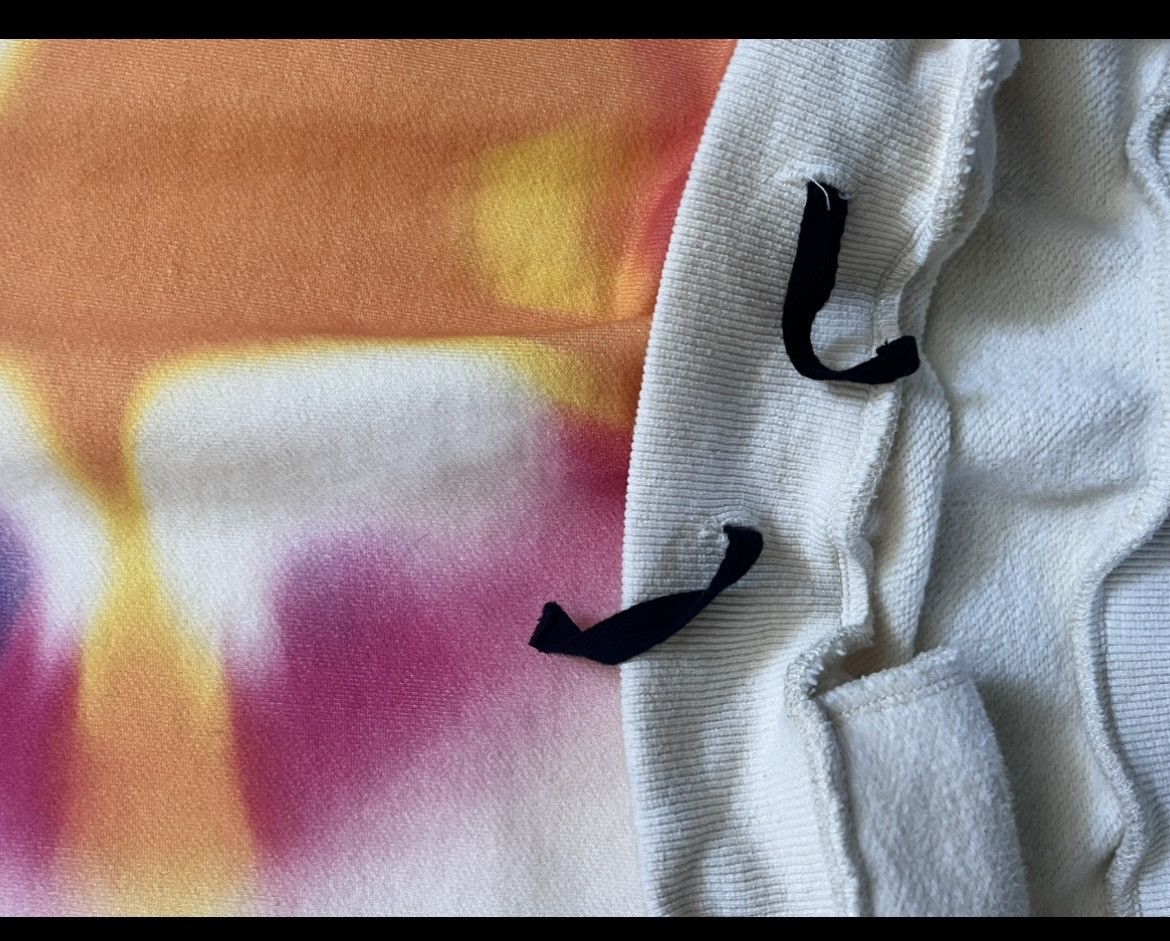 BADSON.US solar flare tie dye hoodie
