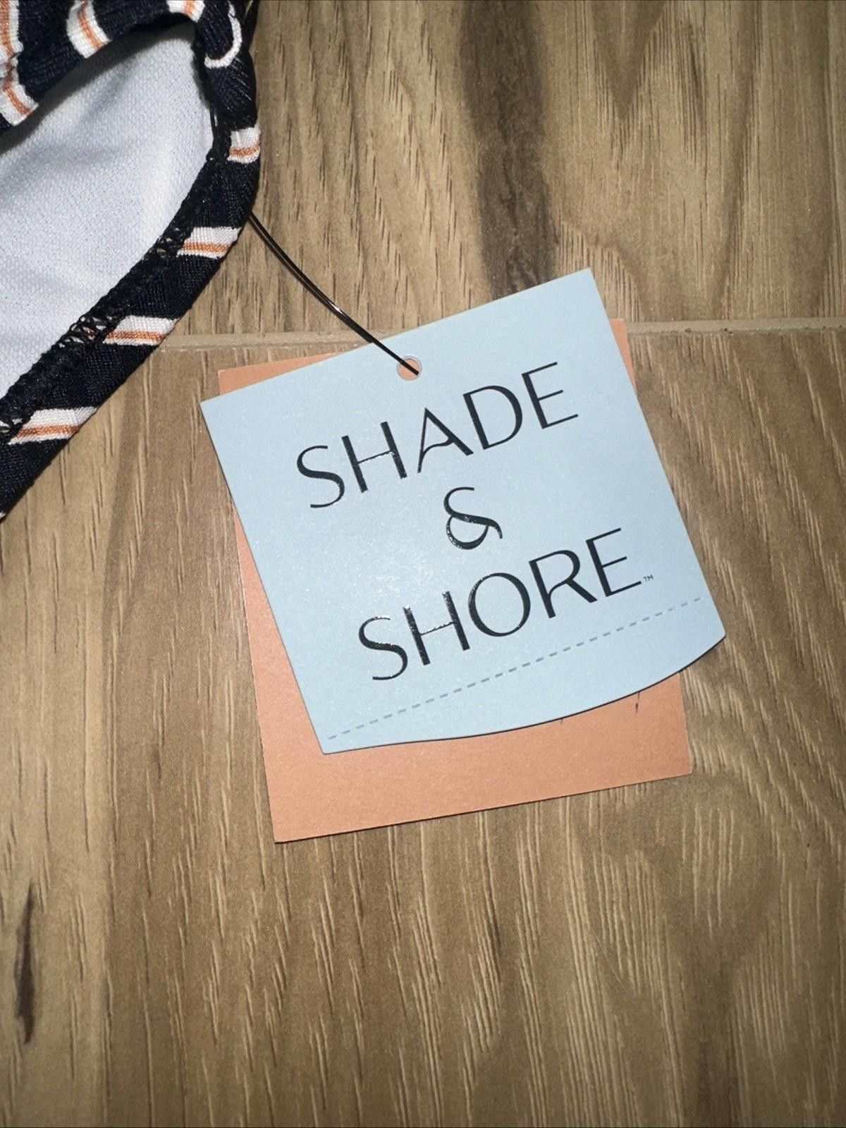 Other Shade & Shore M 8/10 Ribbed Low Rise Cheeky Bikini Bottom Size ONE SIZE - 4 Thumbnail