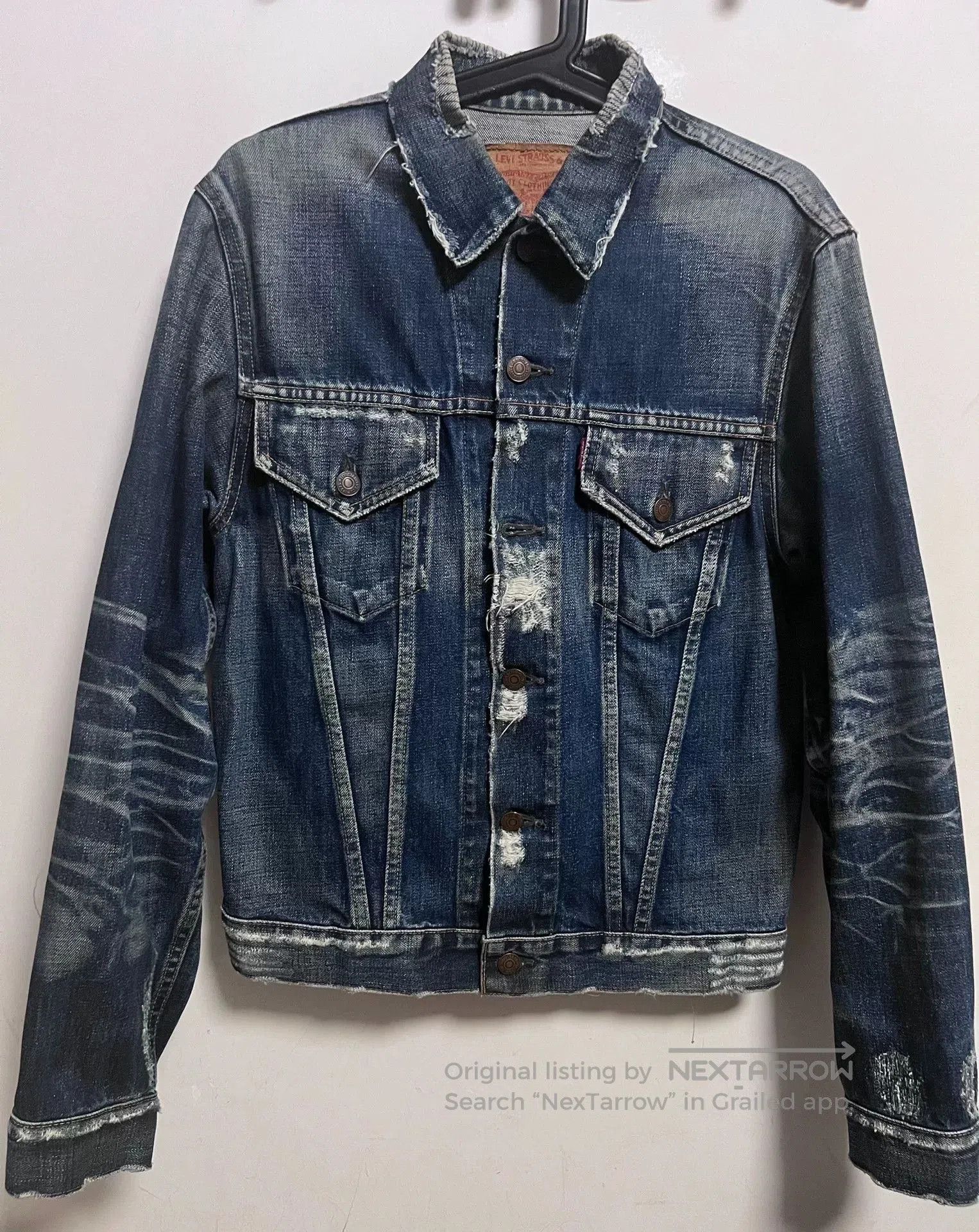 Levi's Vintage Clothing vintage levi's distressed denim jacket 70505. Size US M / EU 48-50 / 2 - 1 Thumbnail