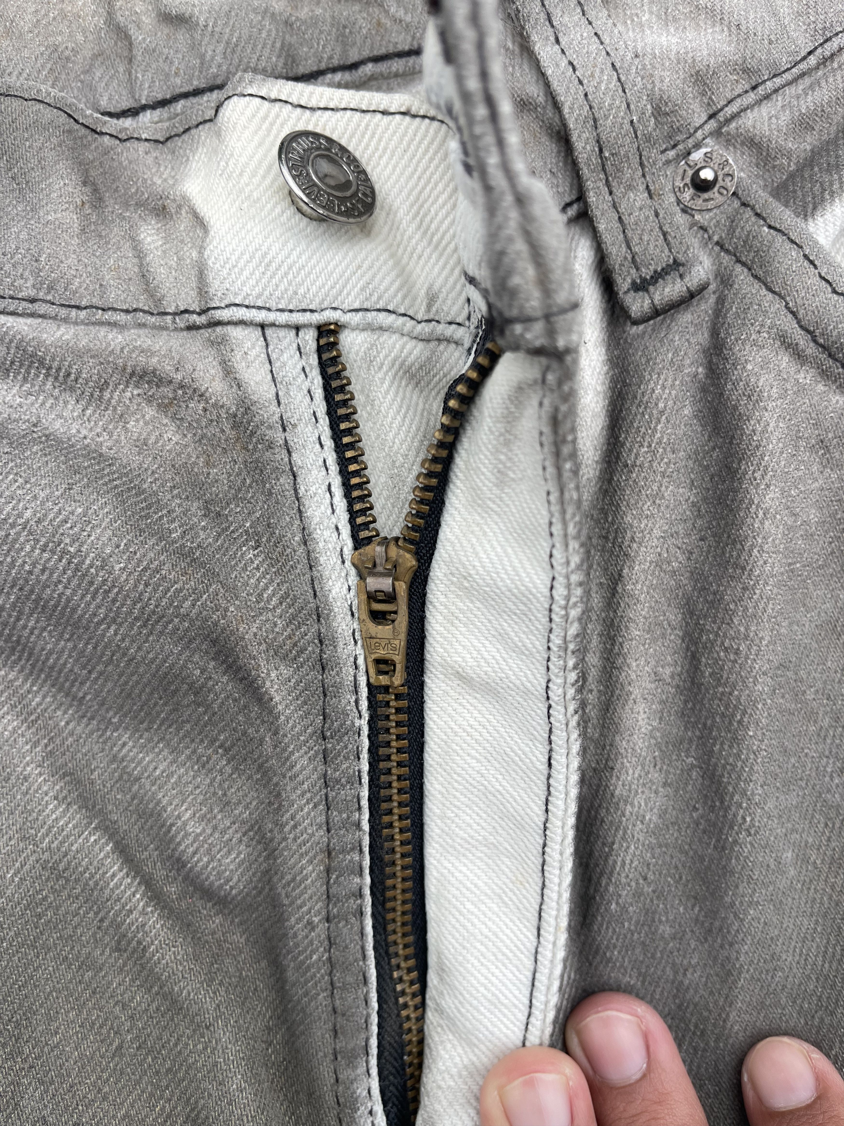 Levi's Vintage Levis Silver Sulfur “self half perfect” Size US 30 / EU 46 - 14 Thumbnail